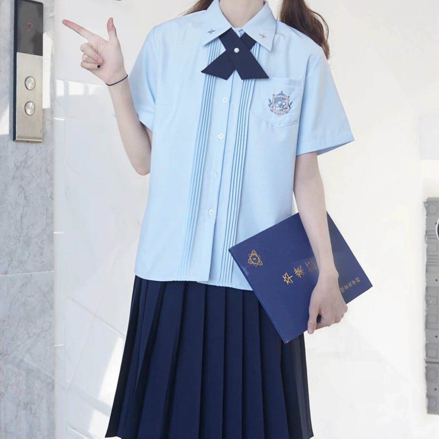 Light Blue Short-Sleeve Shirt - photo 2