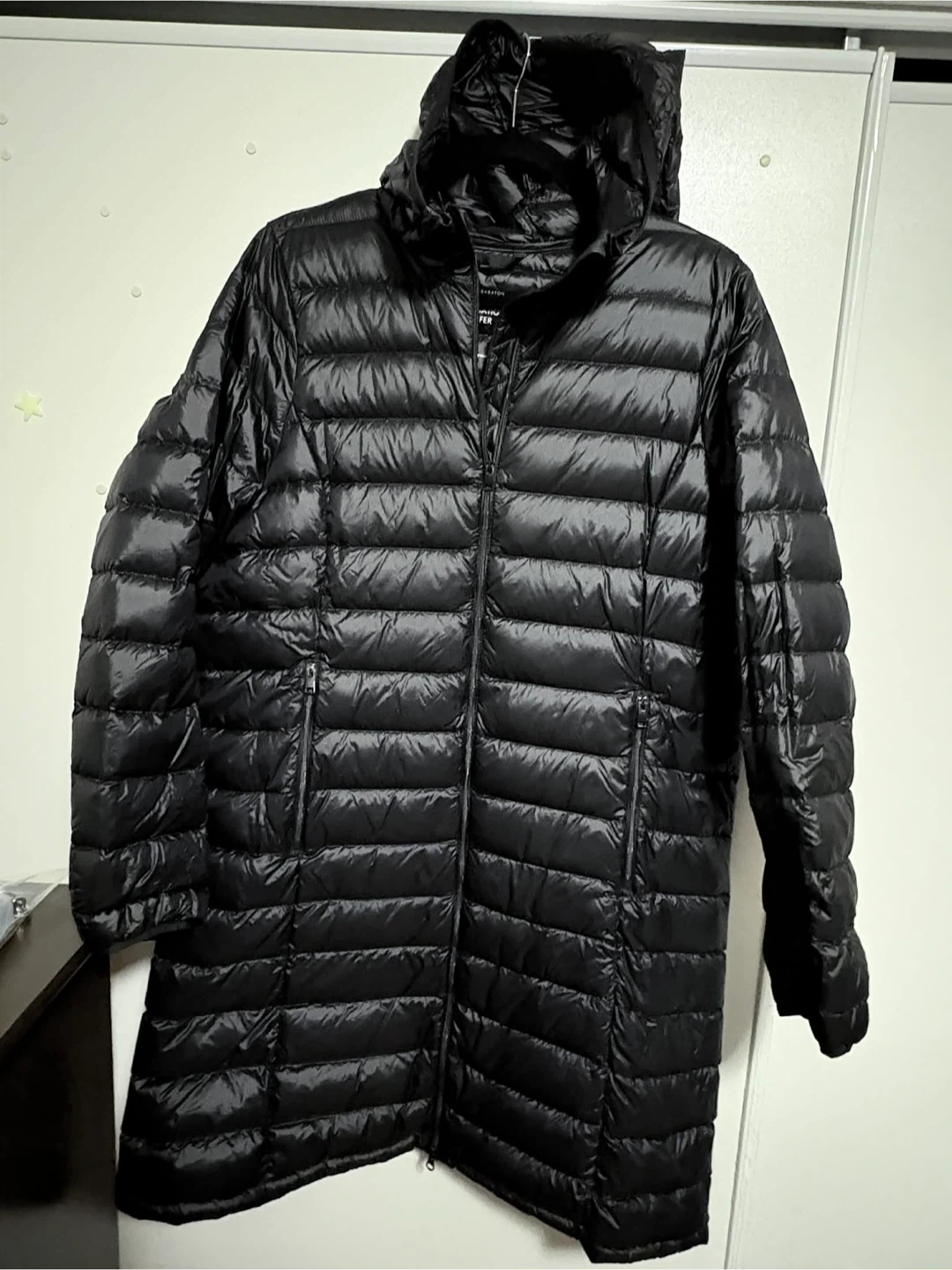 Black Packable Goose Down Puffer Jacket - photo 4