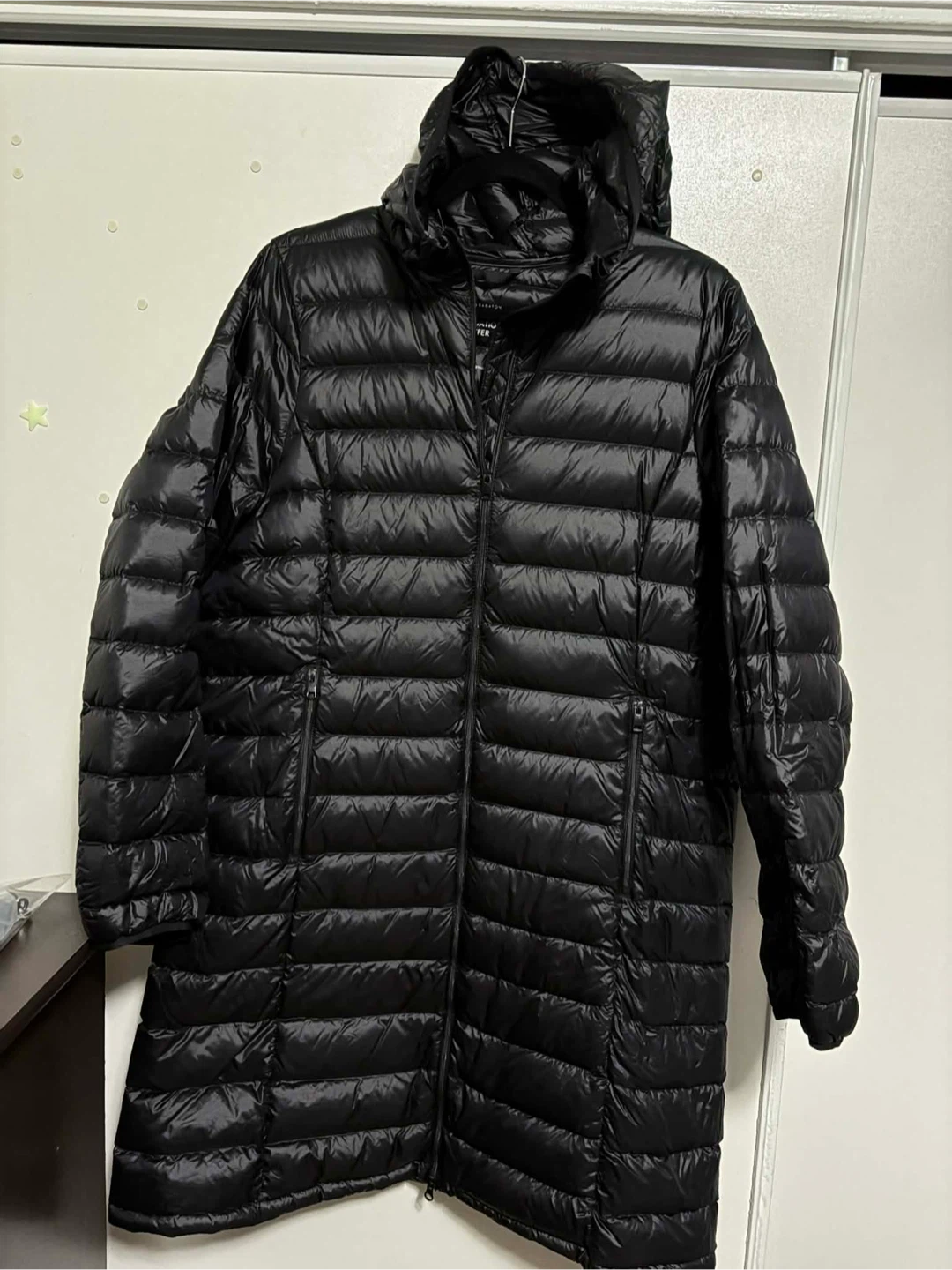 Black Packable Goose Down Puffer Jacket - photo 5