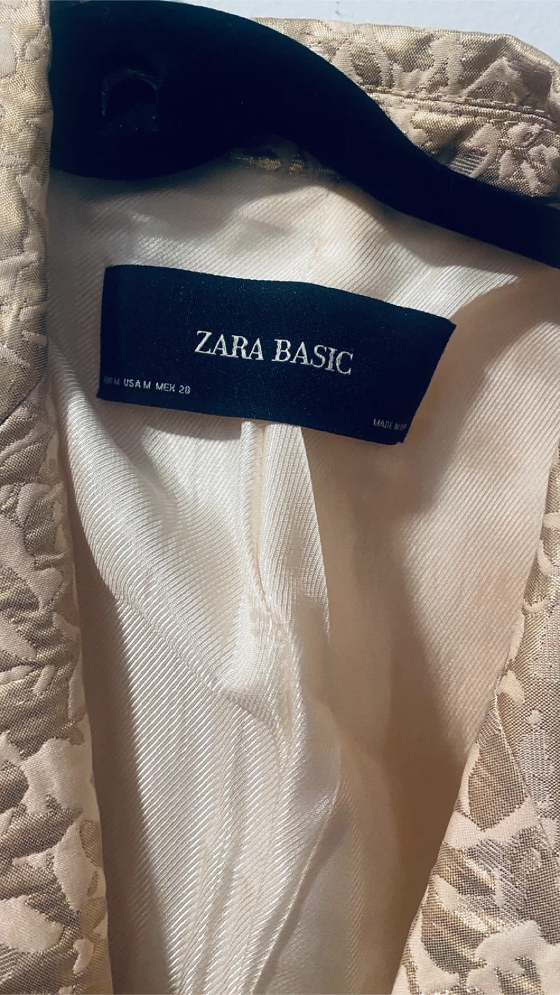 Zara blazer size m tapestry - photo 4