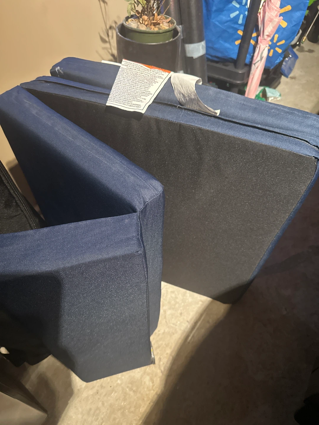 Blue Folding Mattress / Futon
