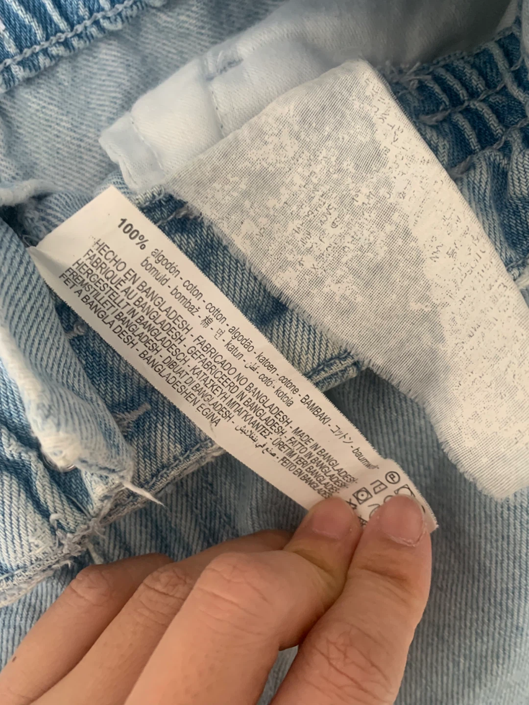 ZARA XS High-Waisted Denim Bermuda Shorts (Light Wash) - photo 5
