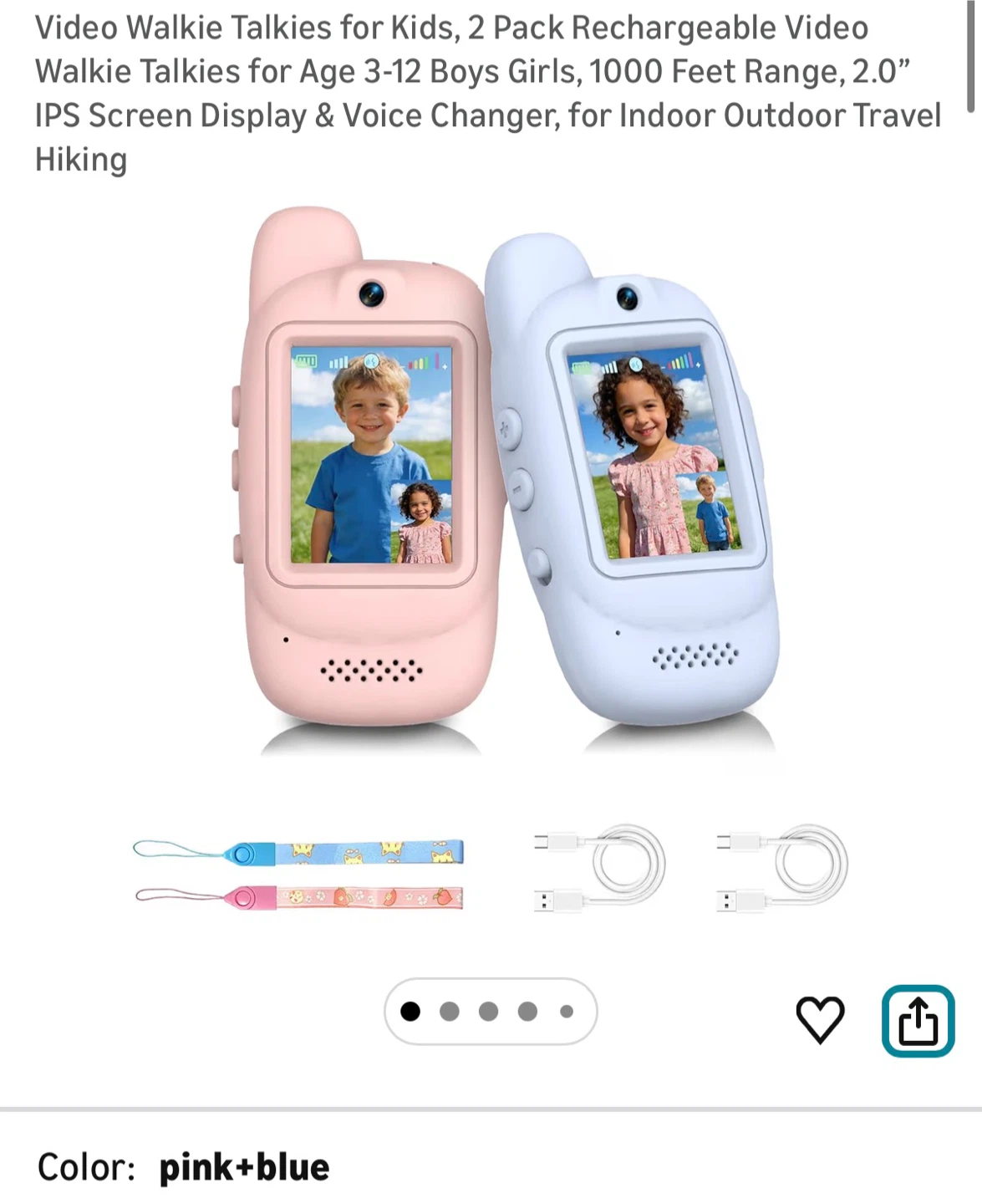 Brand New Kids Video Walkie Talkies