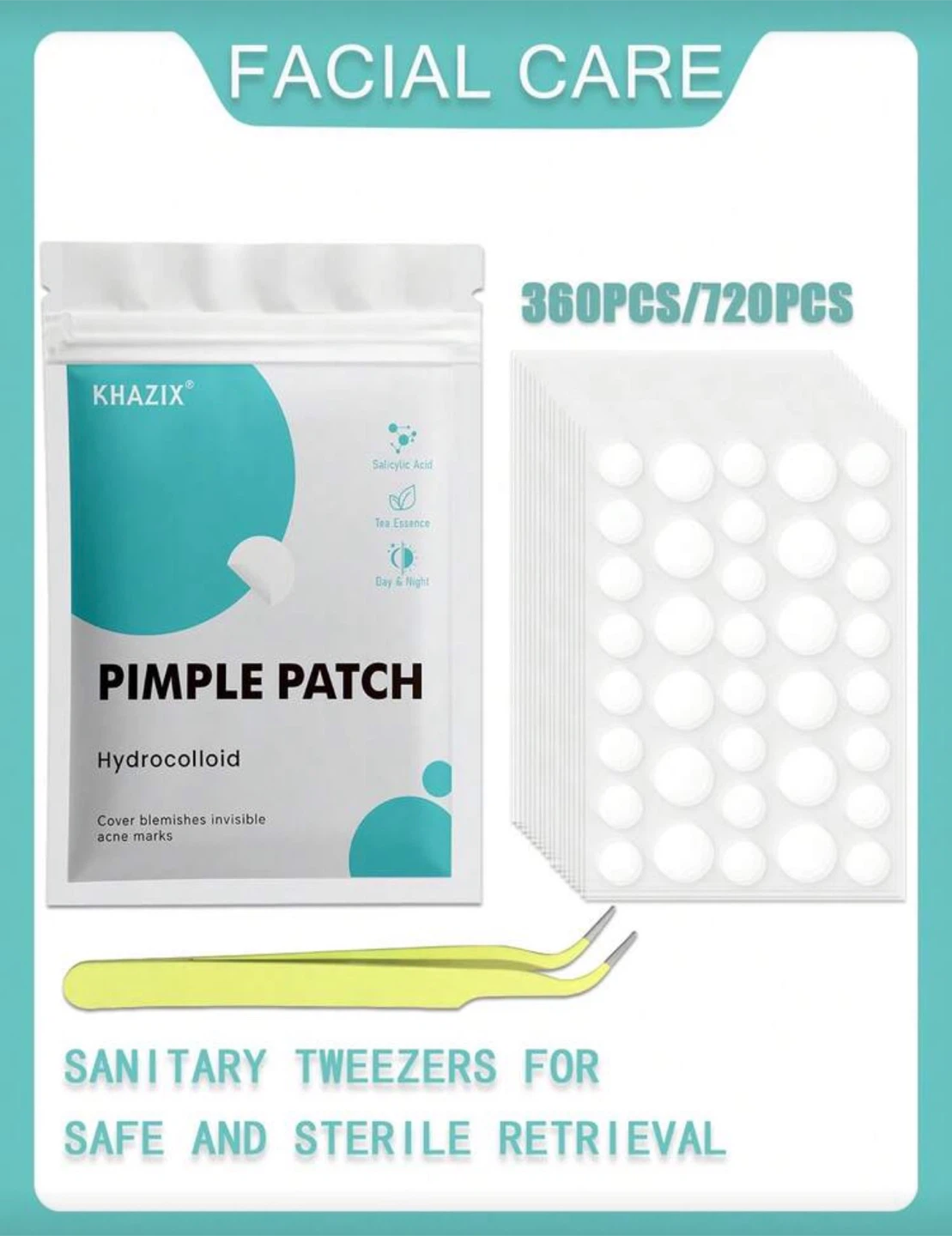 720pcs Face Care Acne Patch - photo 2