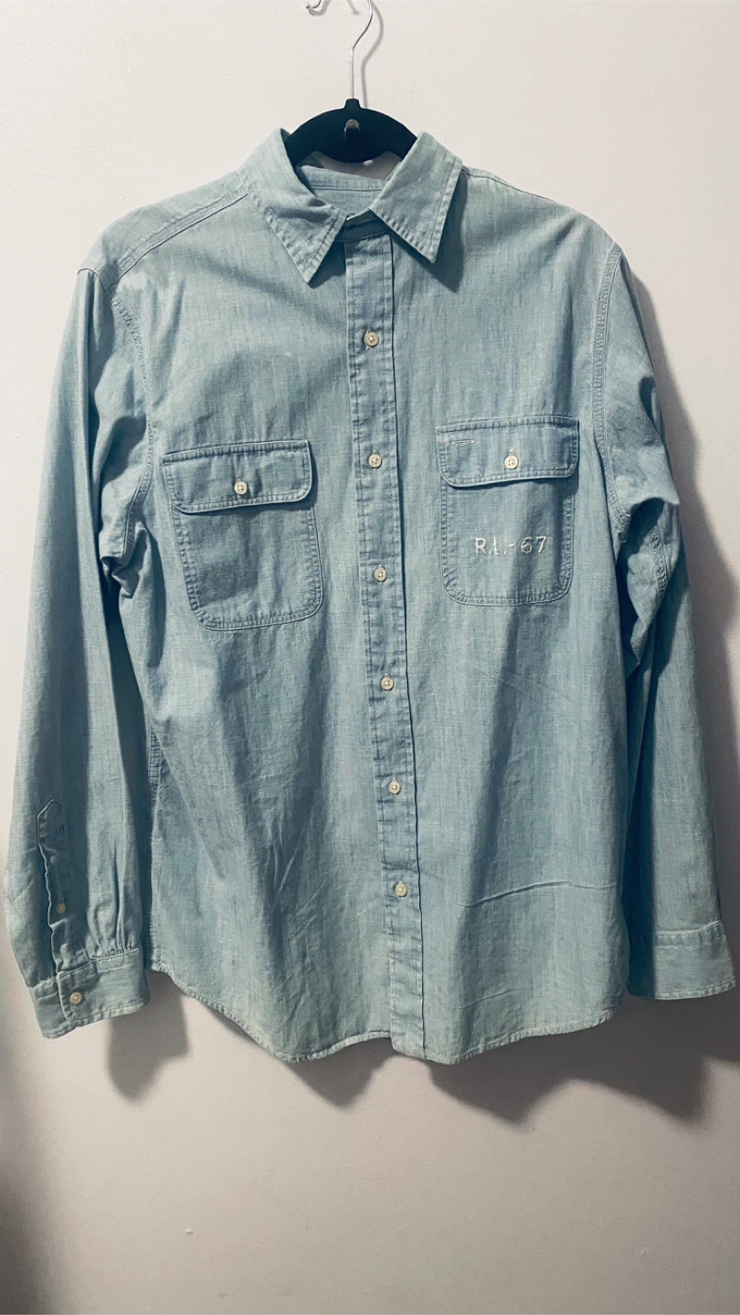 Authentic Ralph Lauren embroidered top