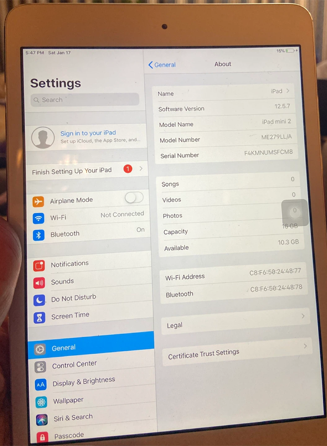 Apple iPad mini 2 Silver 16GB - photo 2