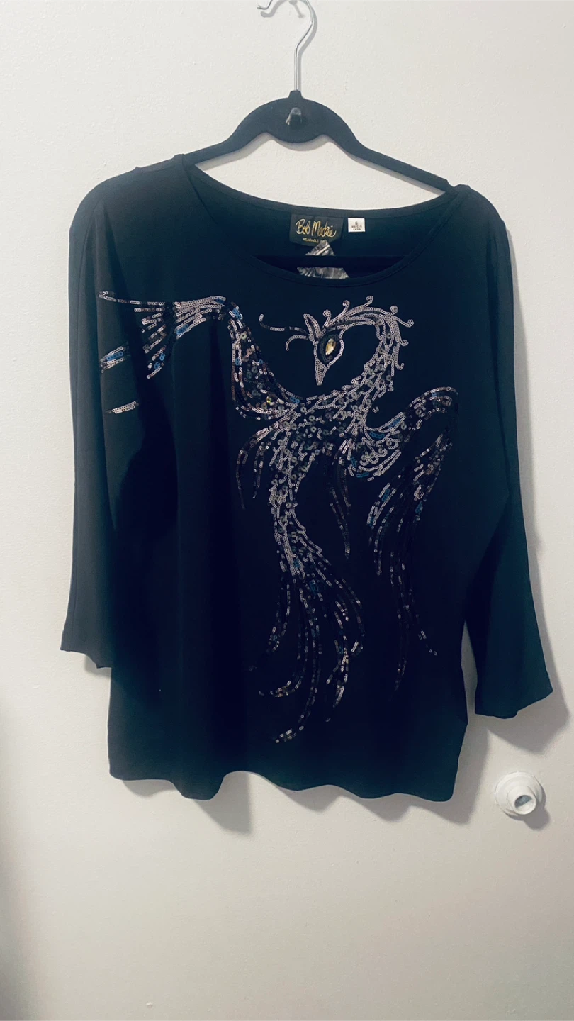 Brand new QVC Bob Mackie vintage top
