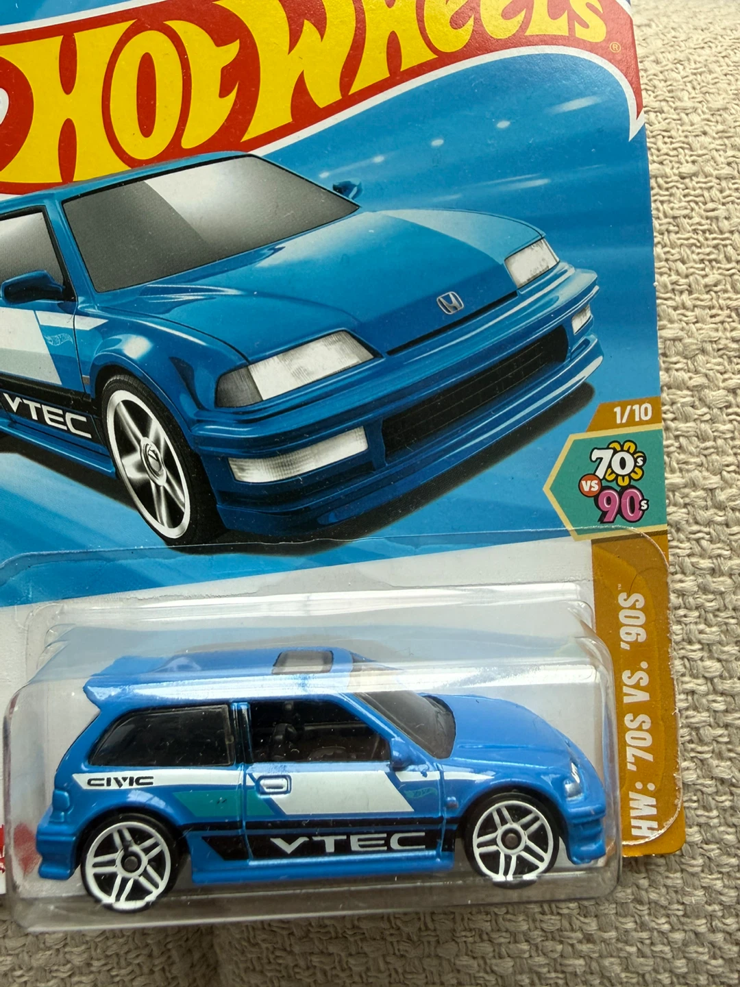 Hot Wheels '90 Honda Civic EF Ford Mustang - photo 2