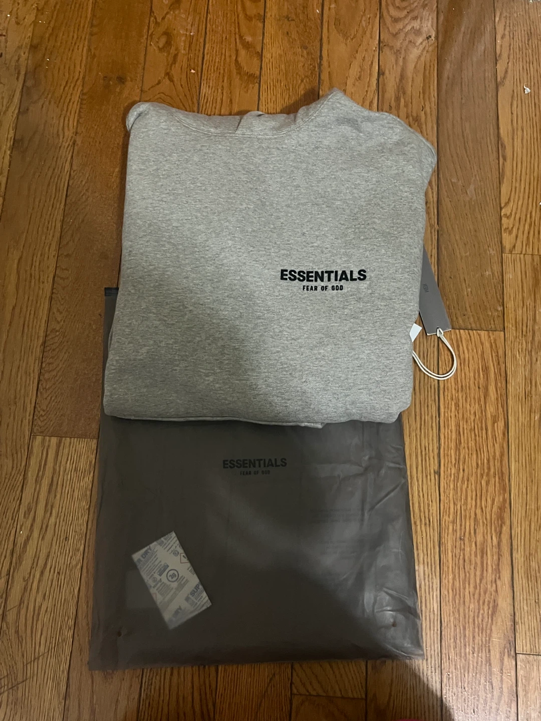 Essentials Fear of God Hoodie - Dark Oatmeal - Medium - photo 2