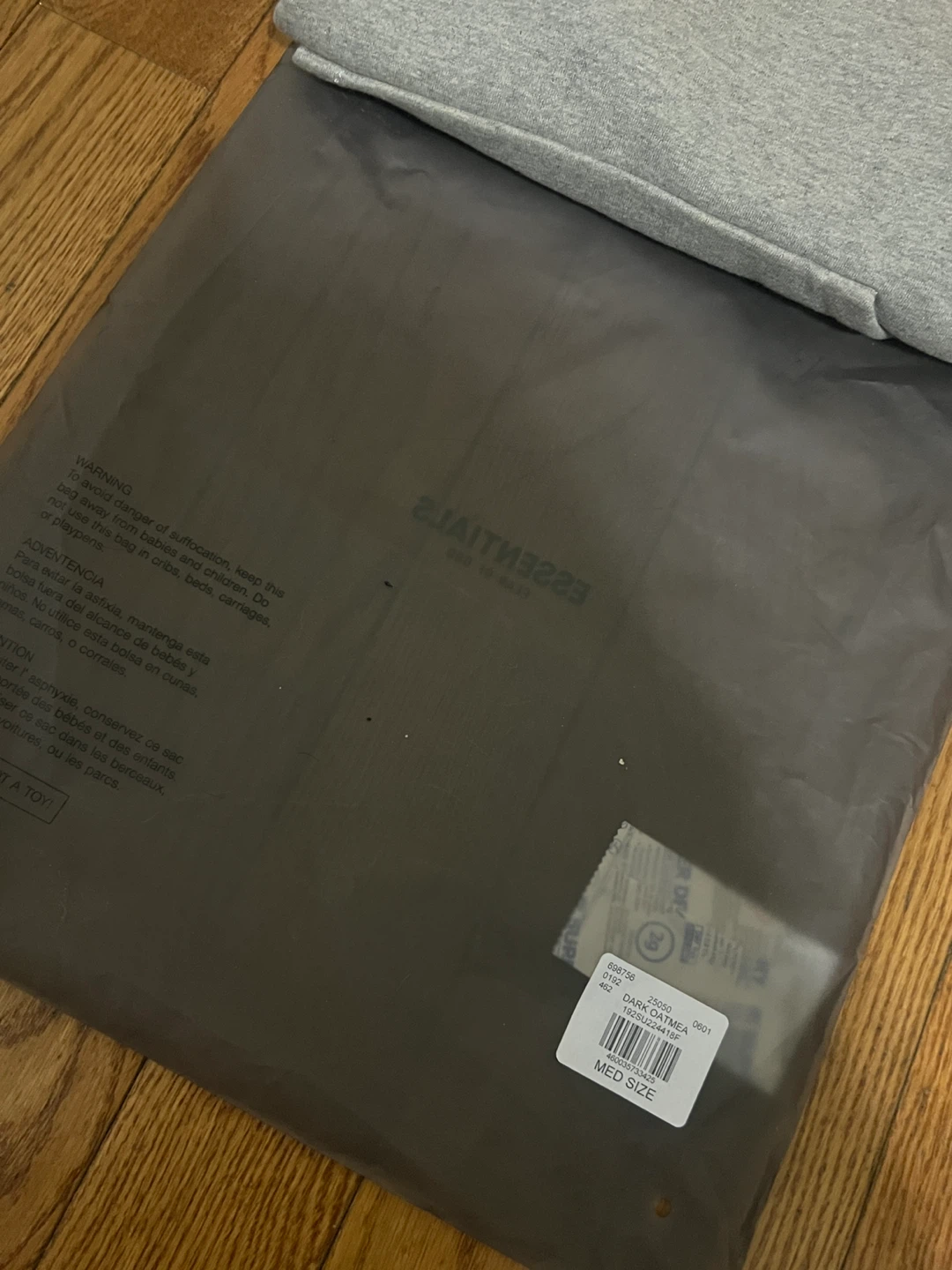 Essentials Fear of God Hoodie - Dark Oatmeal - Medium - photo 3