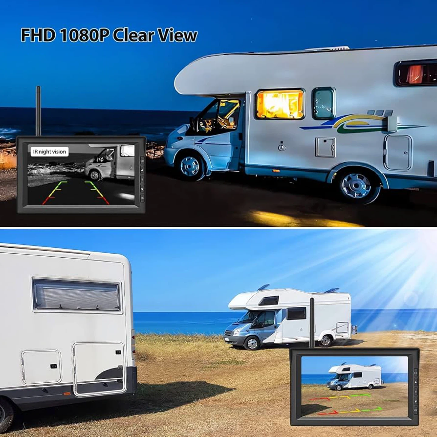 AUTO VOX Wireless Backup Camera Magnetic: 5" Portable - photo 4