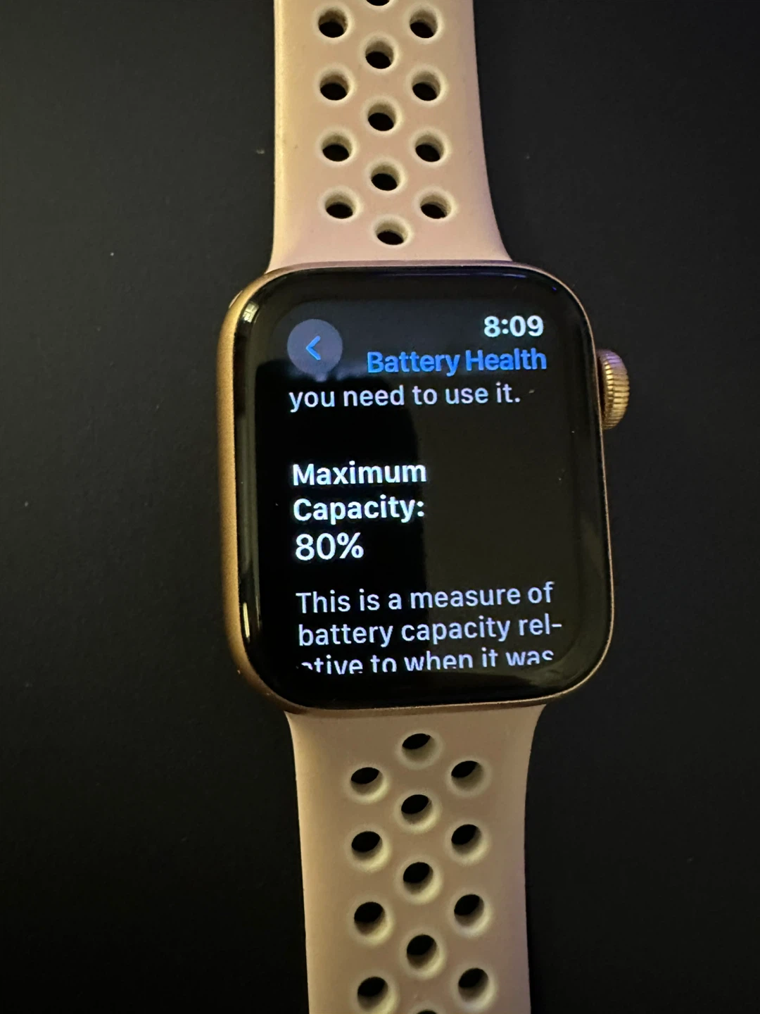 Apple Watch SE 40mm Rose Gold Aluminum Case with Pink Sport Band - photo 2