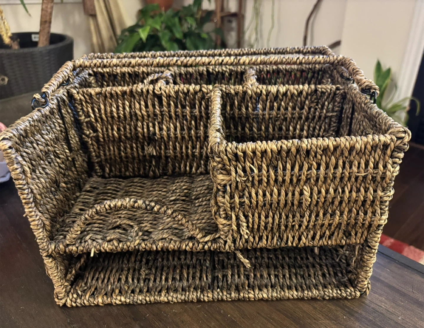 Woven Desk Organizer Caddy - photo 2