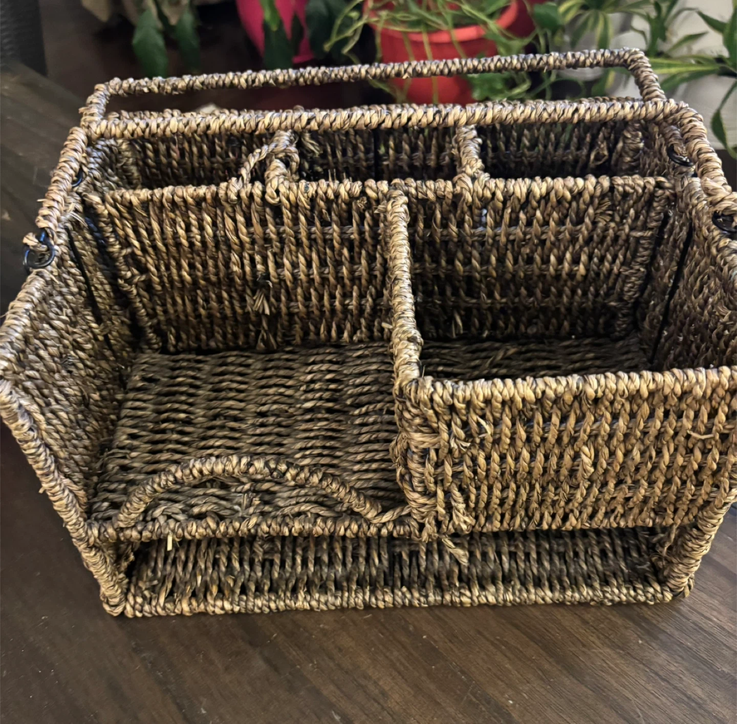 Woven Desk Organizer Caddy
