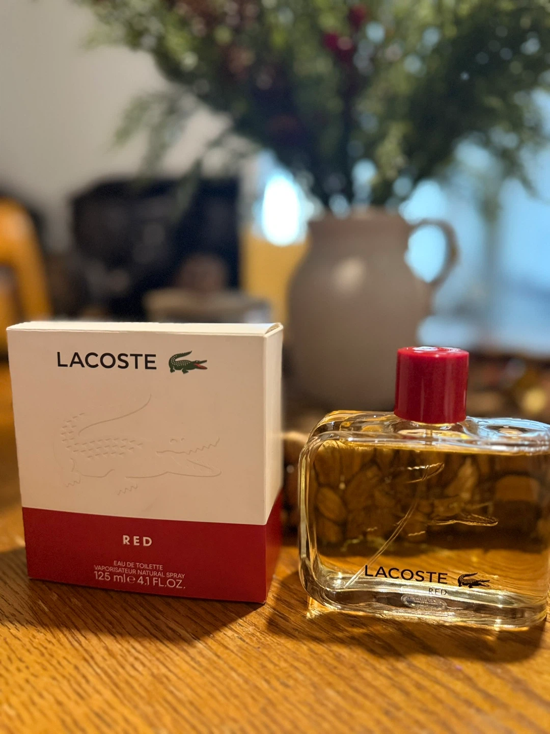 Lacoste Red Eau de Toilette for Men 4.1 oz