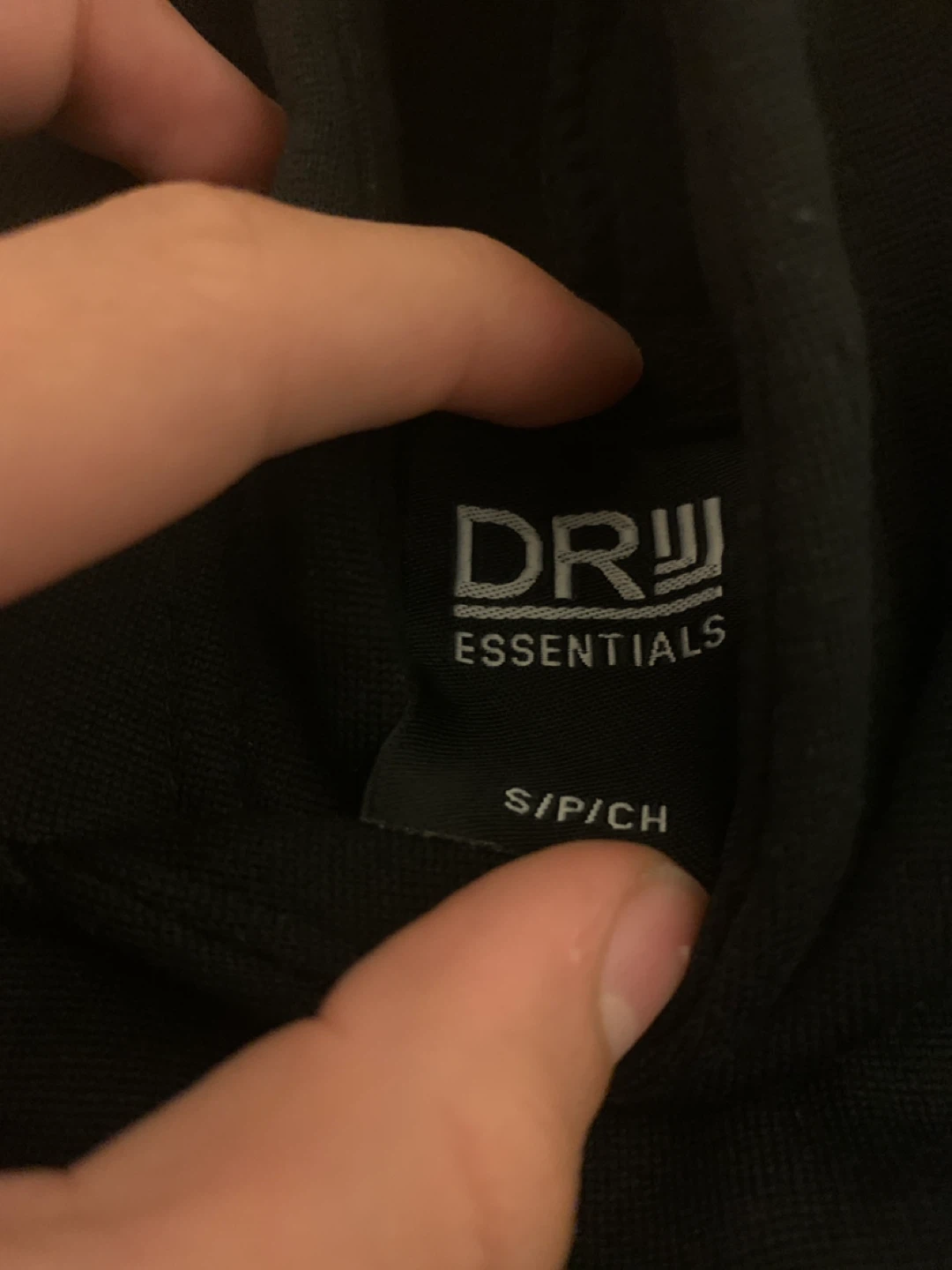 DRW Essentials Hoodie - Black - S/CH - photo 3