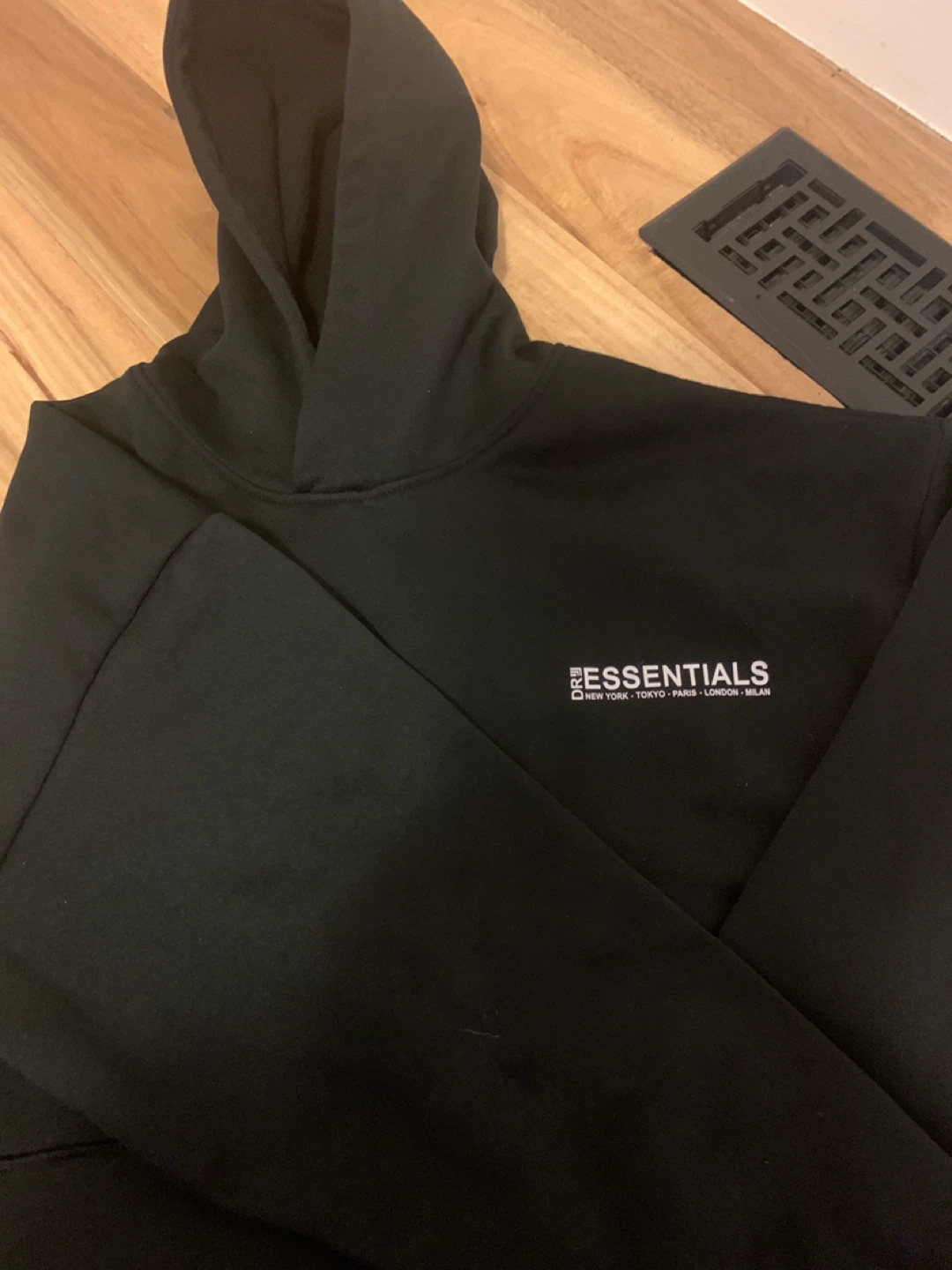 DRW Essentials Hoodie - Black - S/CH