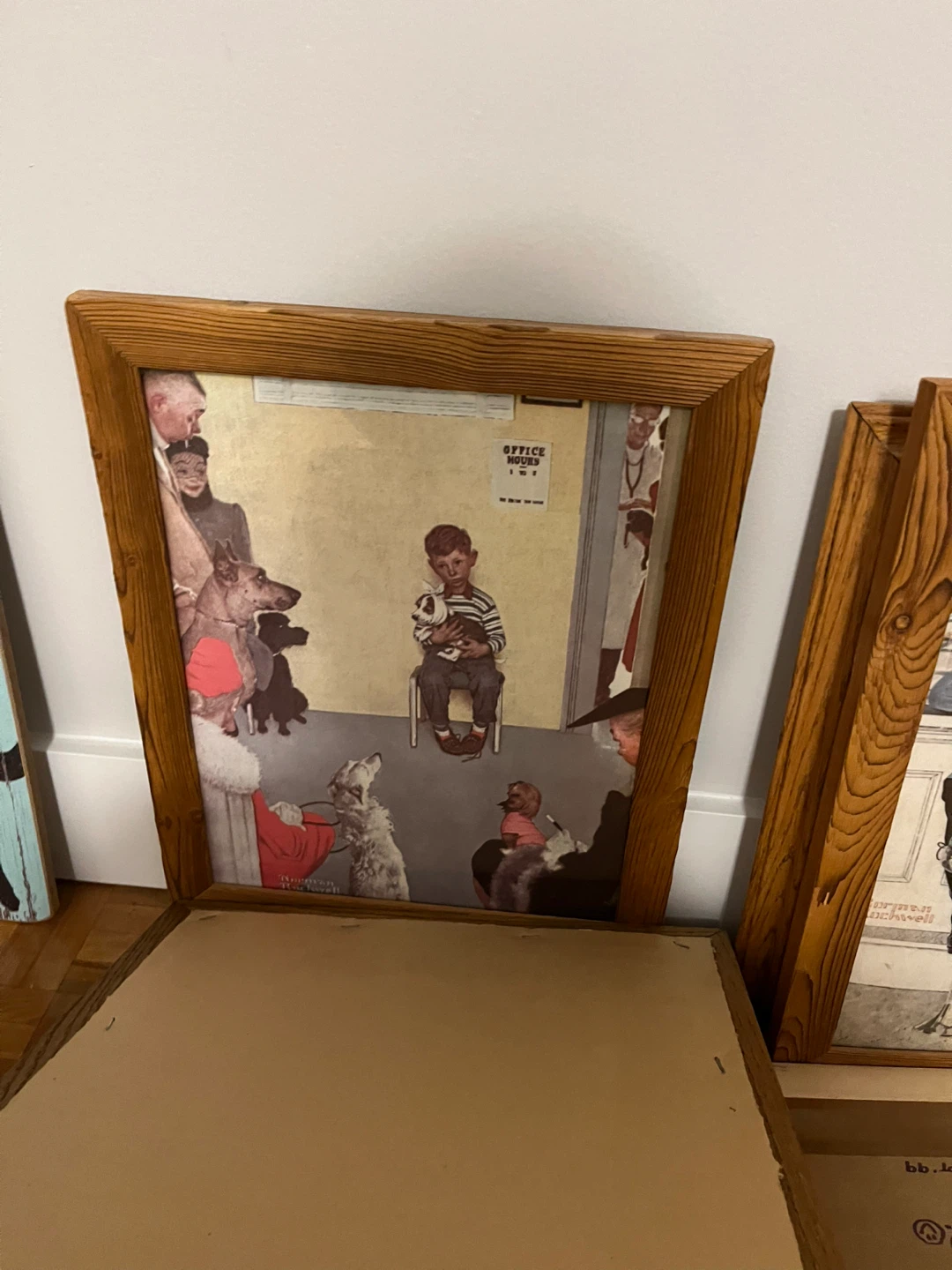 Framed Norman Rockwell Prints (Set of 4)