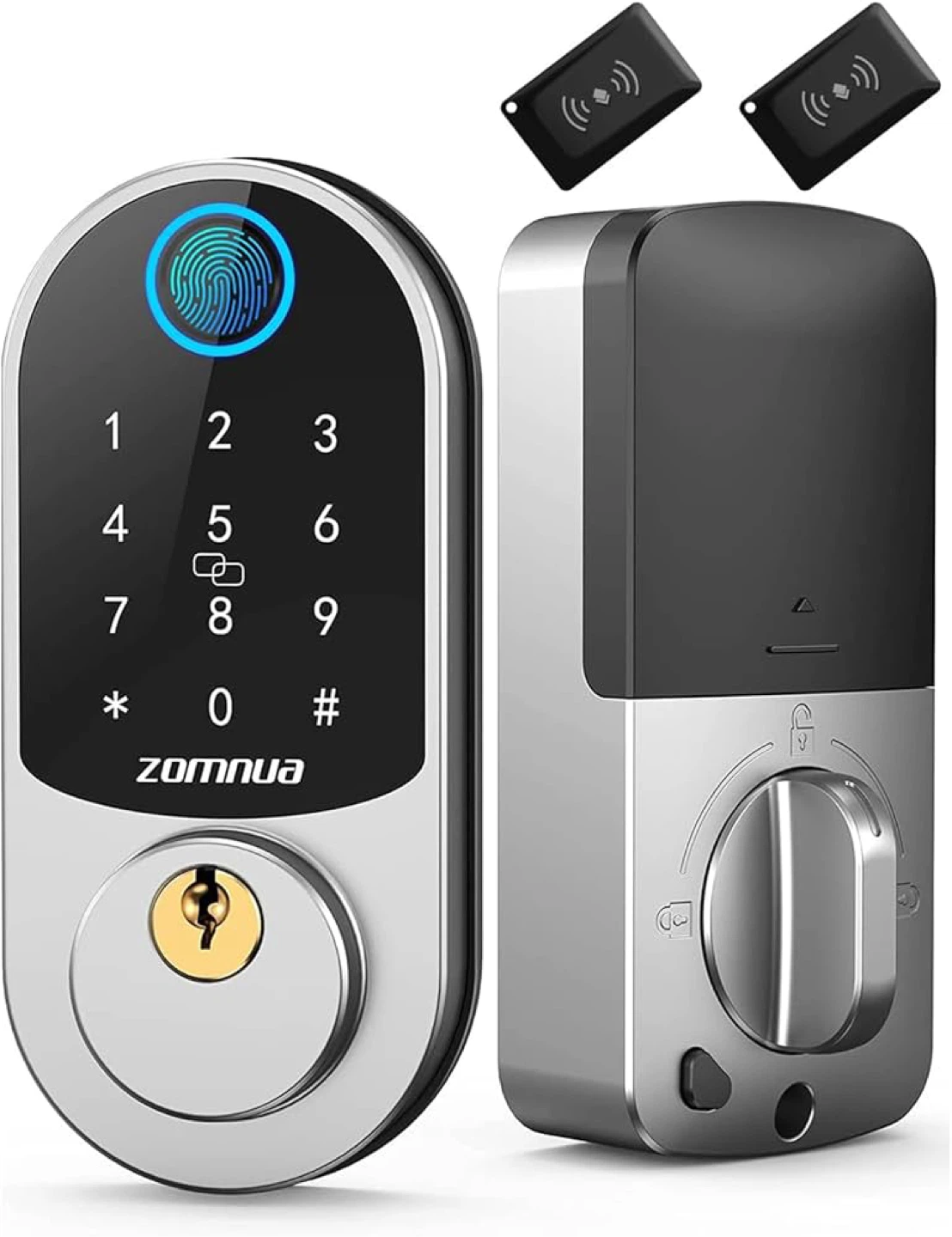 Zomoua Smart Door Lock with Touchscreen and Fingerprint