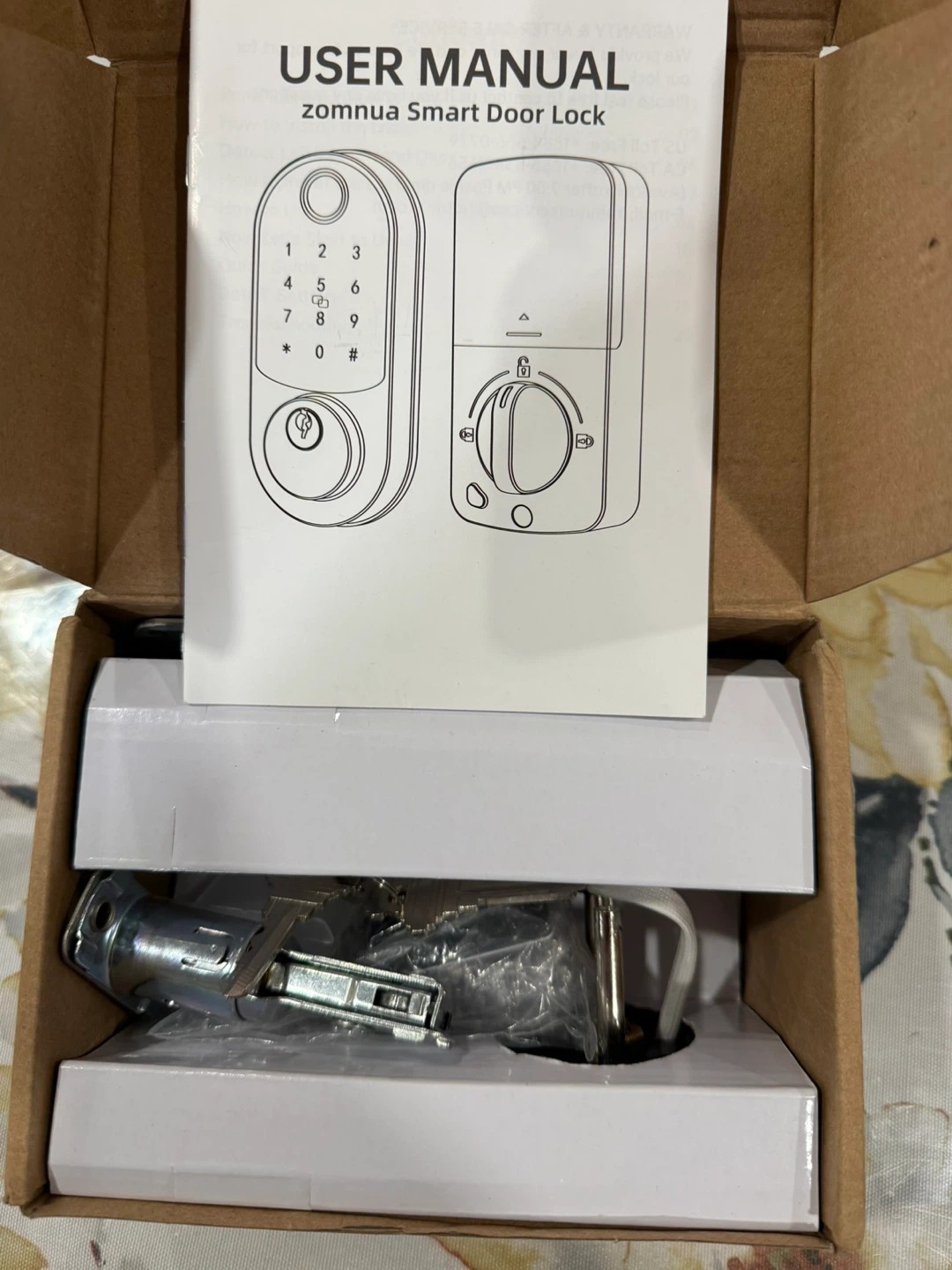 Zomoua Smart Door Lock with Touchscreen and Fingerprint - photo 5