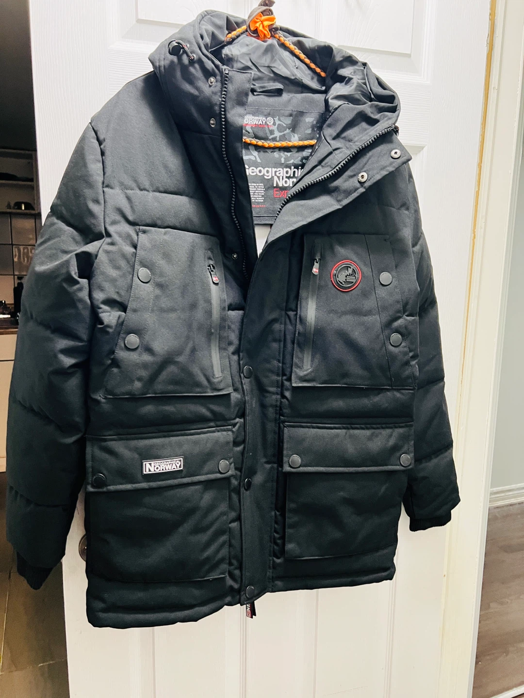 Geographical Norway Expedition Puffer Jacket Small Black