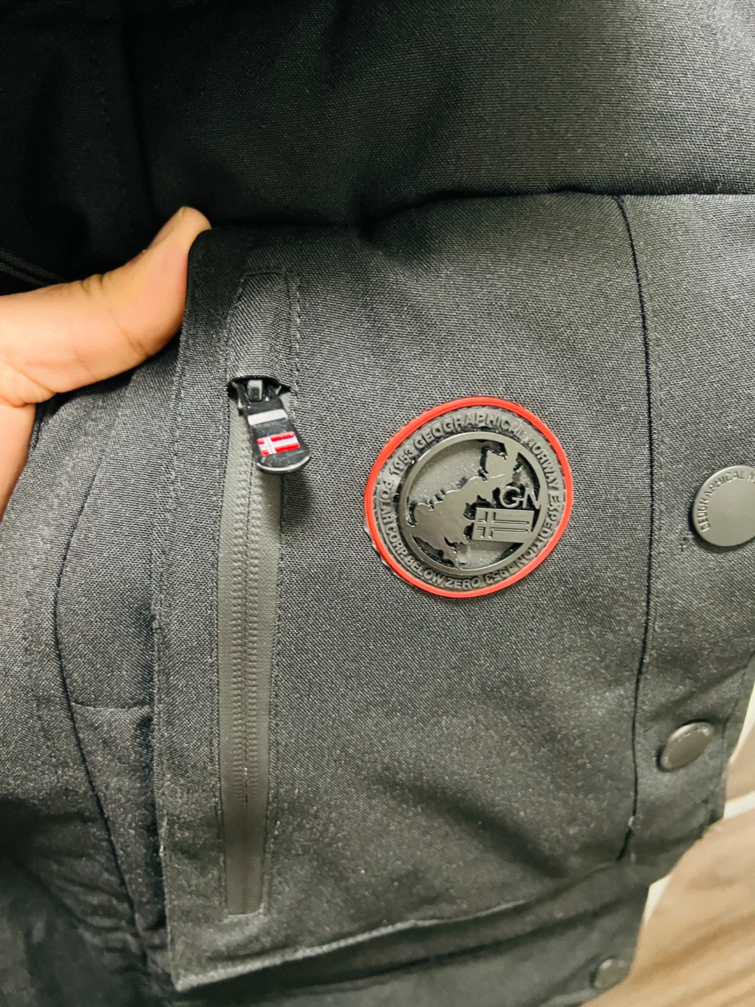 Geographical Norway Expedition Puffer Jacket Small Black - photo 4