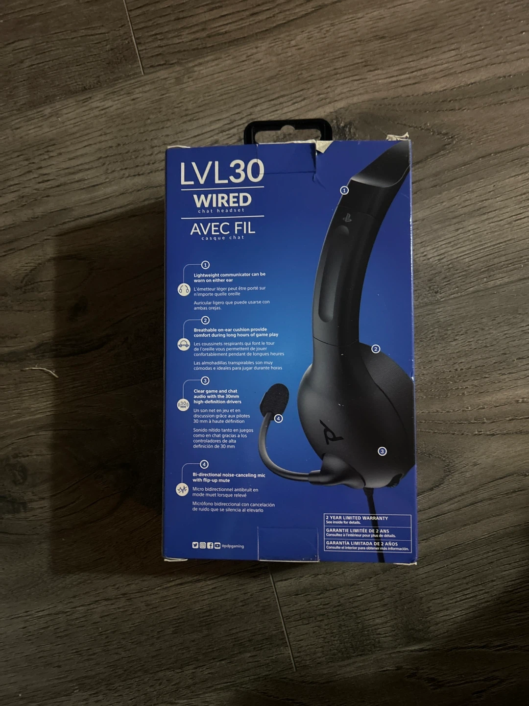 PDP LVL30 Wired Chat Headset for PS4 - photo 3