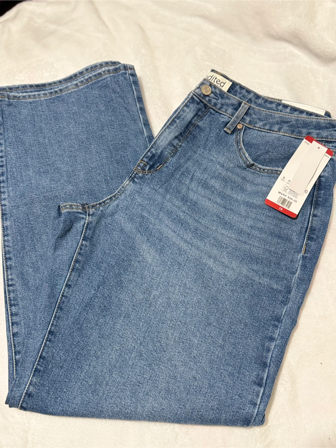 Edited Loose Straight Jeans Size 14 - photo 2
