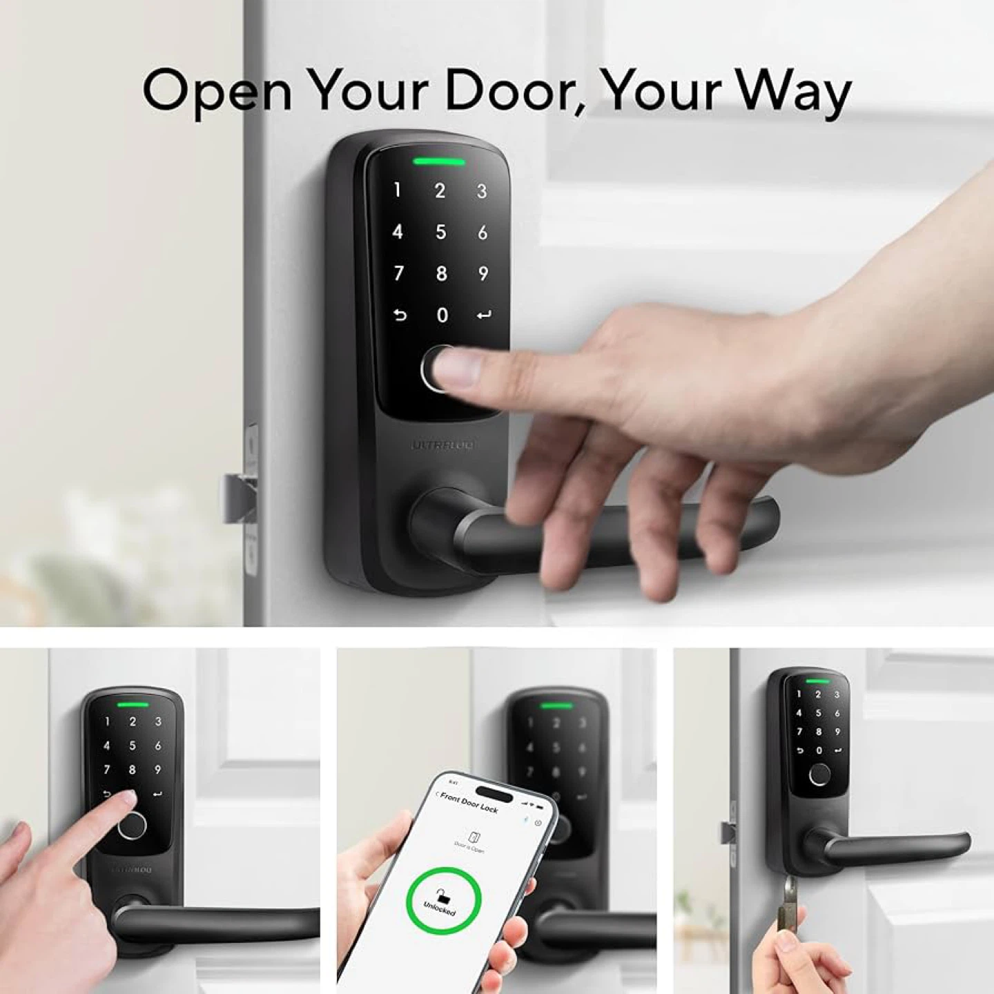 ULTRALOQ Smart Lock - Fingerprint & WiFi 6 Enabled - photo 2