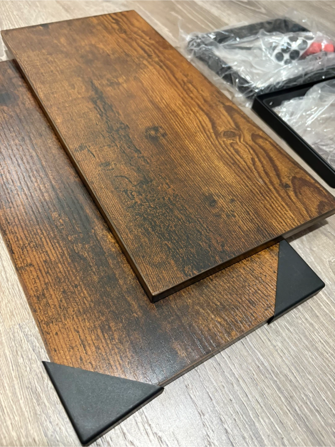 New 2 Tier Wood Shelf - photo 2