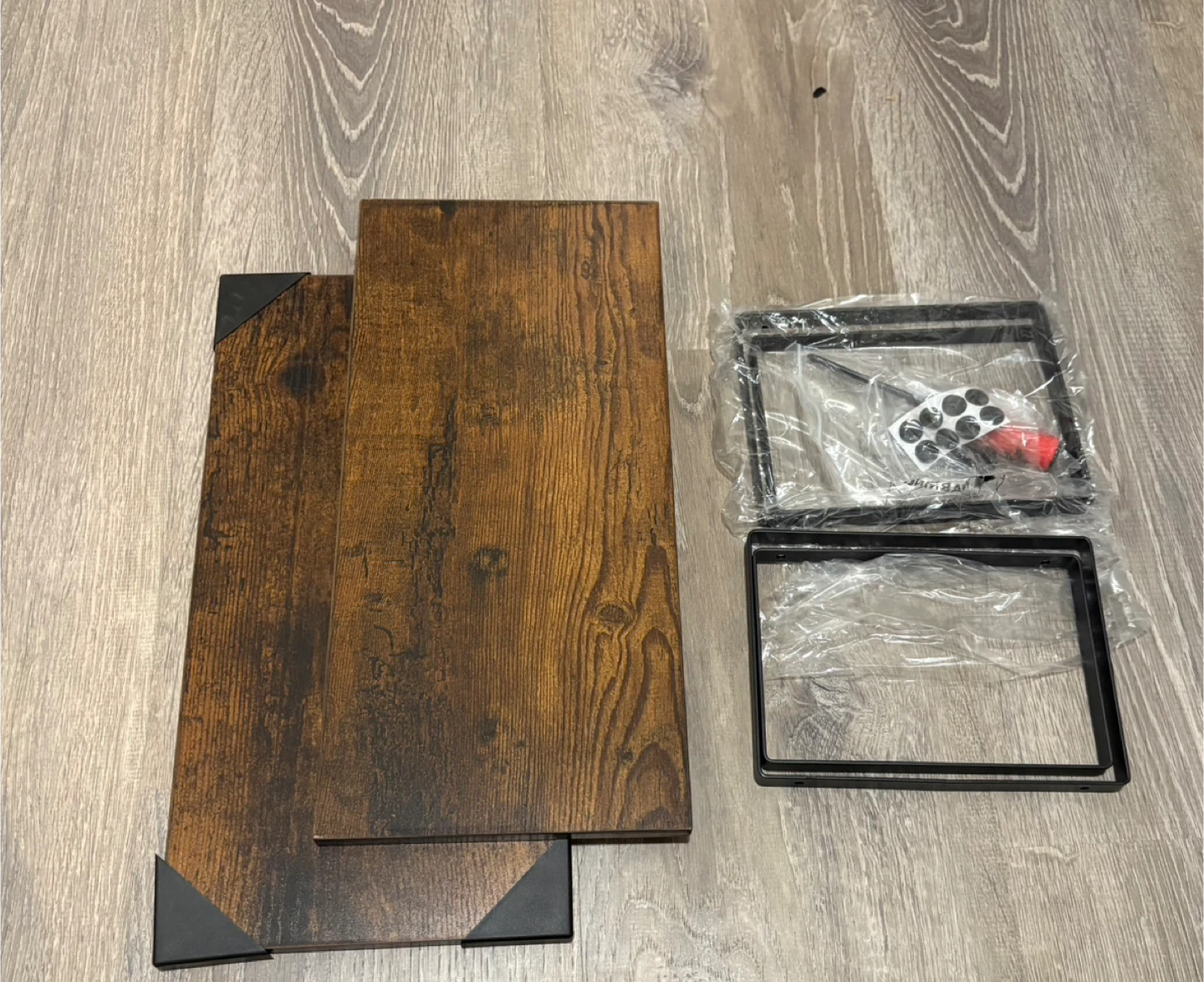 New 2 Tier Wood Shelf