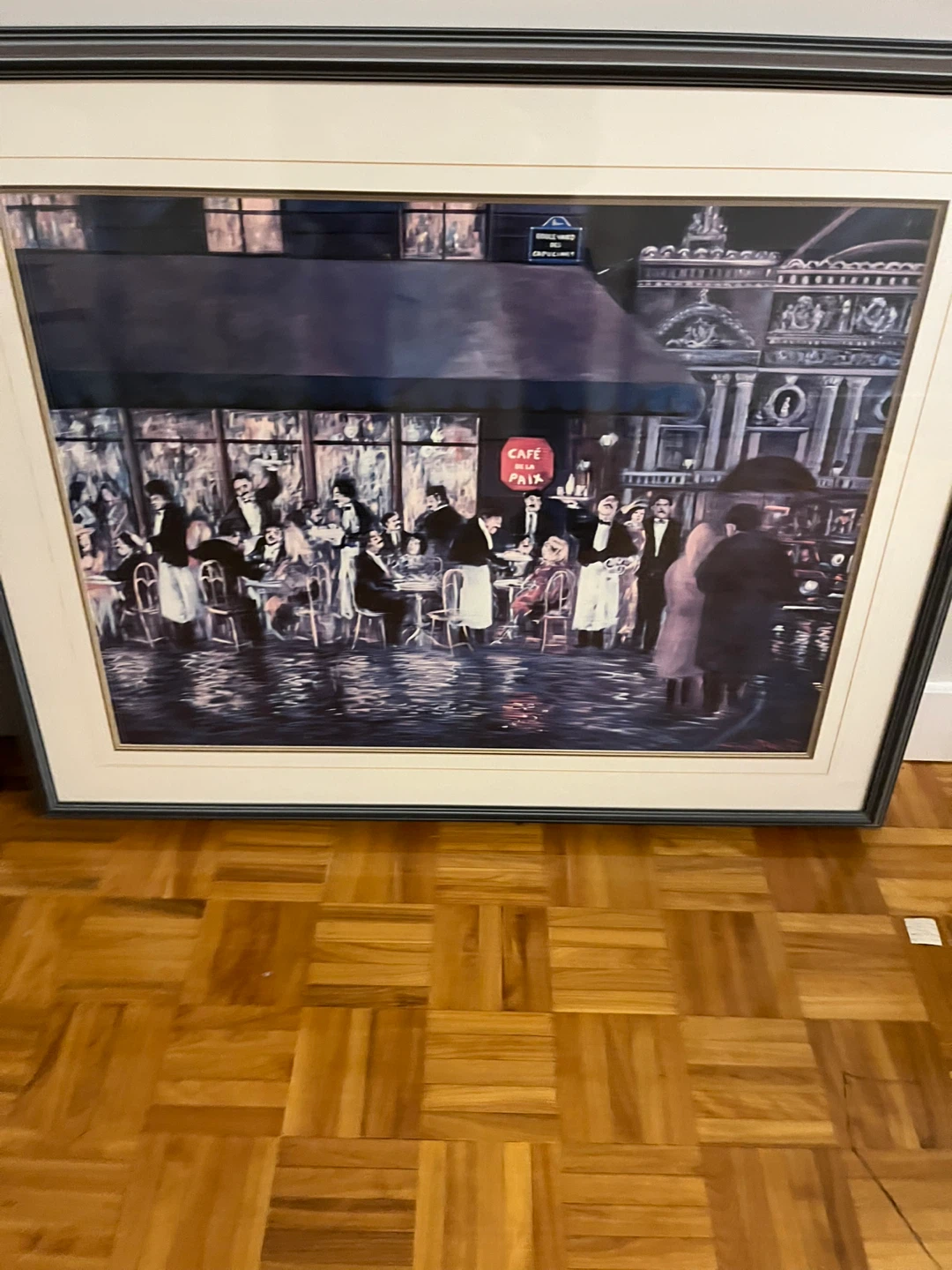 Framed Art Print "Café de la Paix"