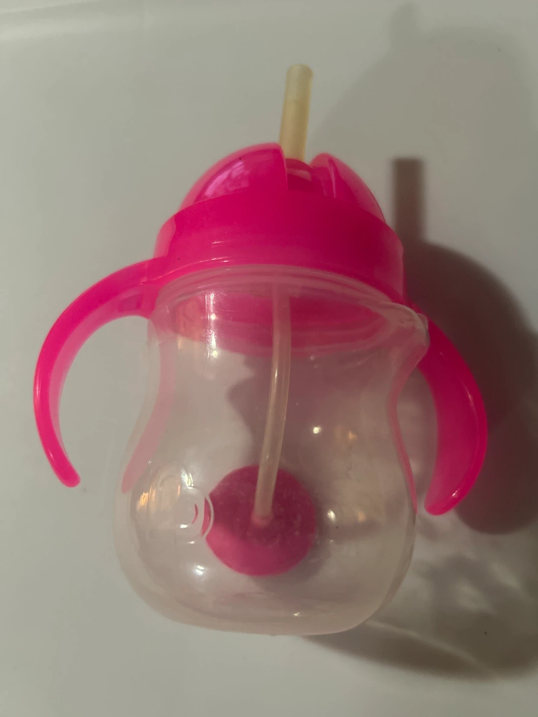 FREE🎁 Pink Sippy Cup with Straw