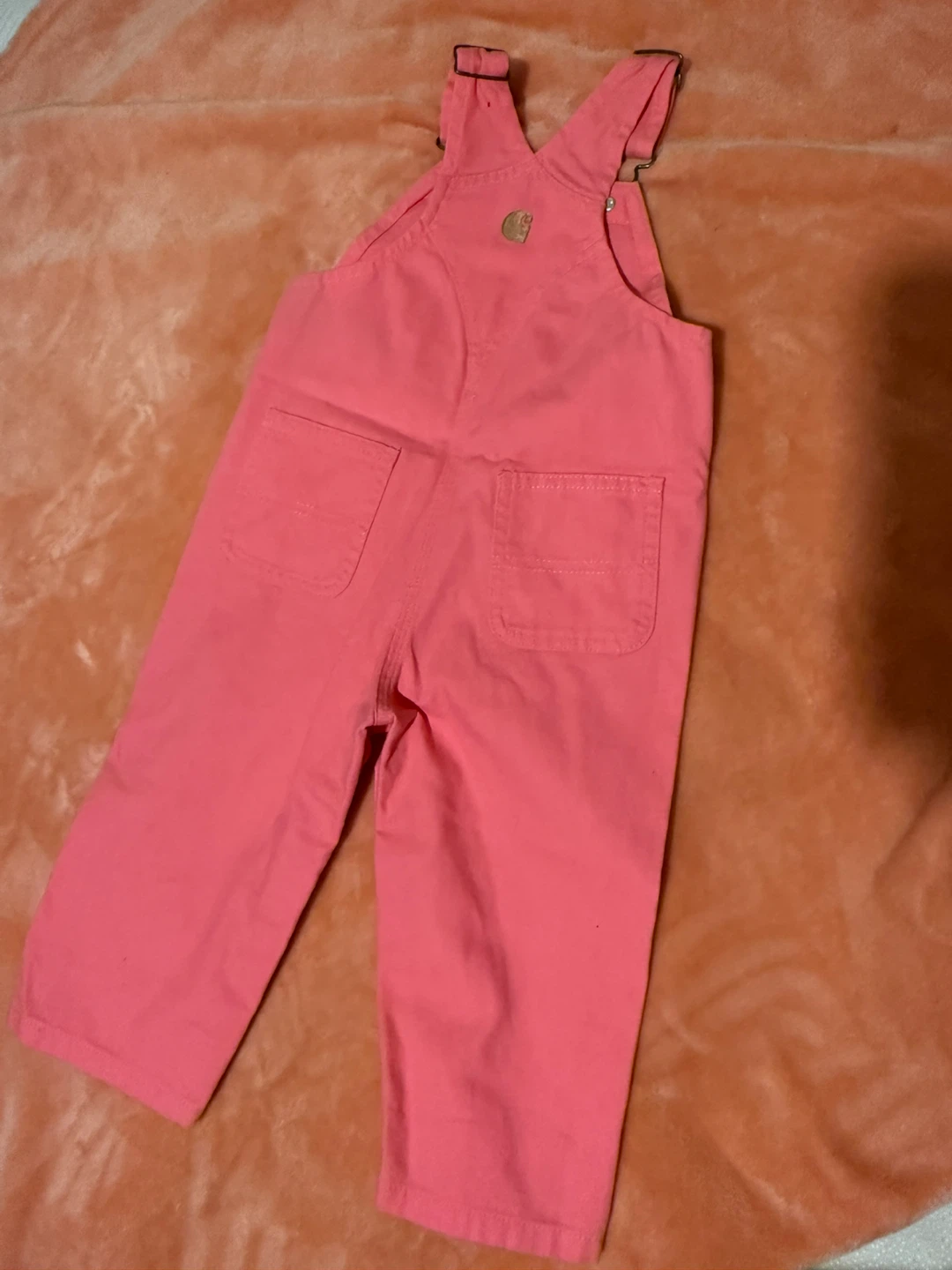 Carhartt Pink 18 Month Cotton Overalls