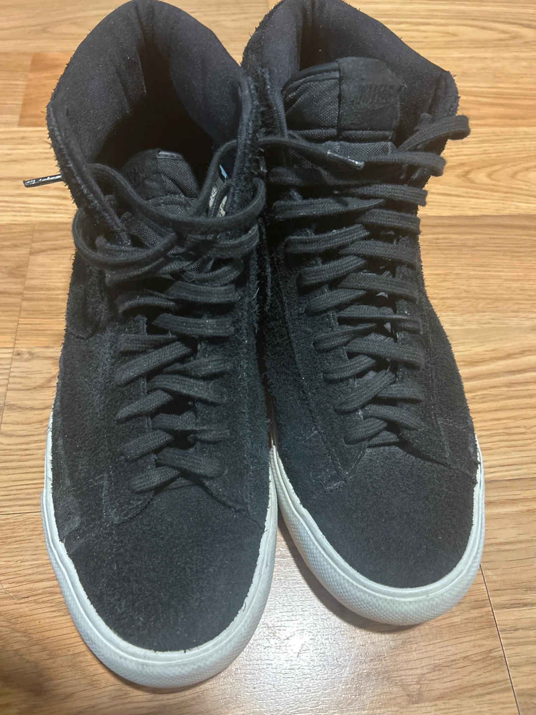 Nike Black Suede High