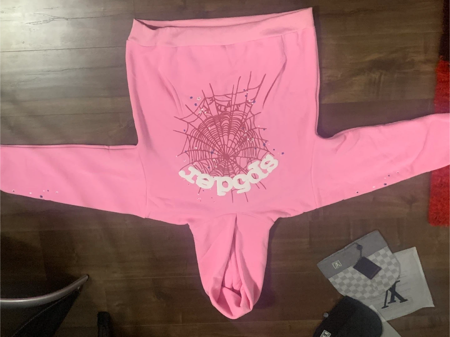 Pink Spider Hoodie