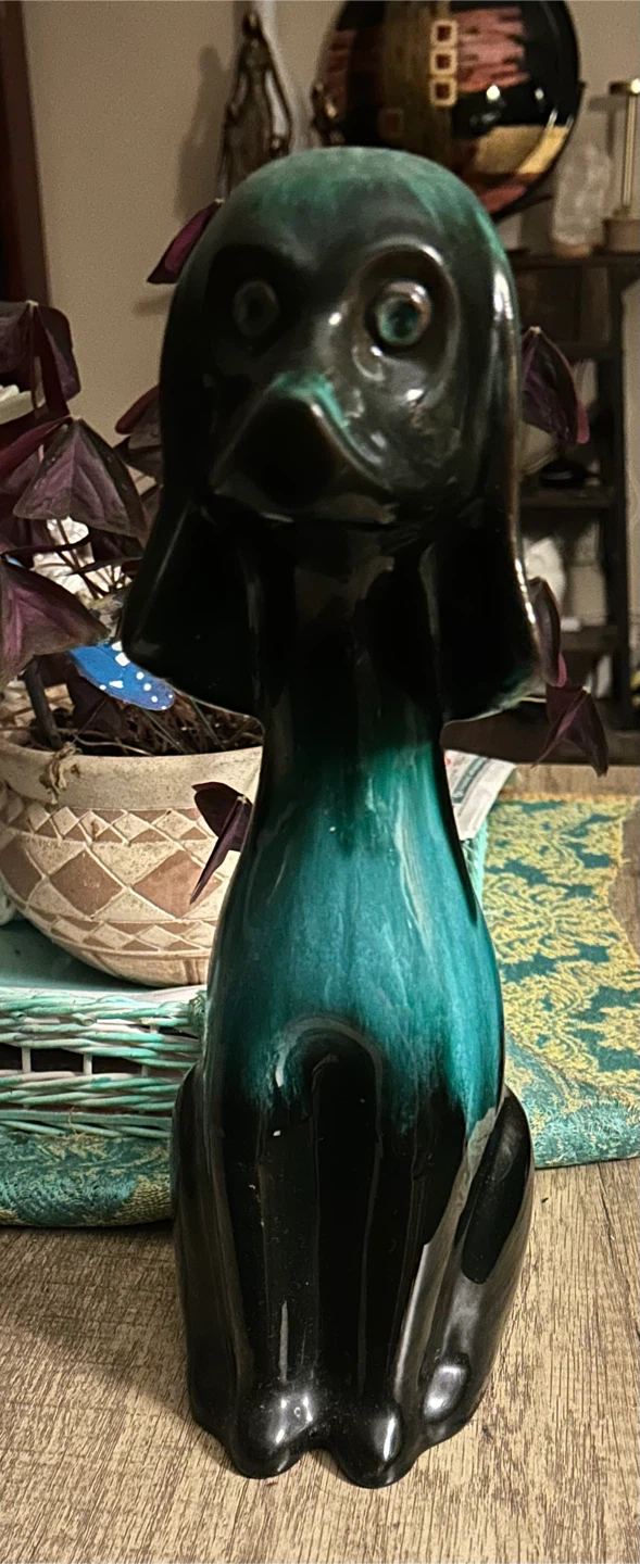 Blue Mountain Pottery Dog 14 inches tall