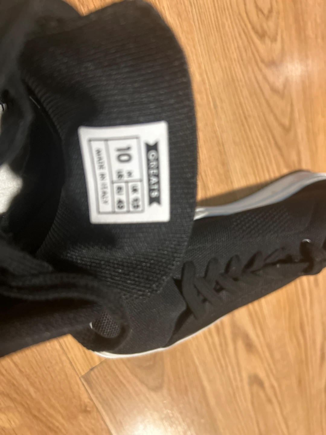 GREAtS Men's Black Knit Sneakers - photo 4