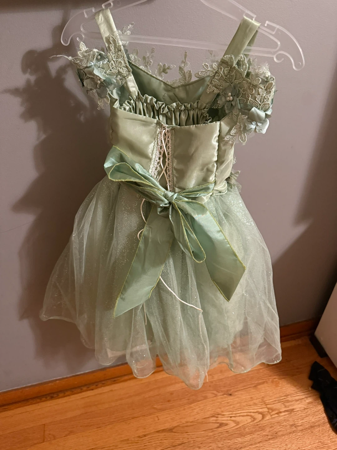 Sage Green Tulle Flower Girl Dress - photo 2