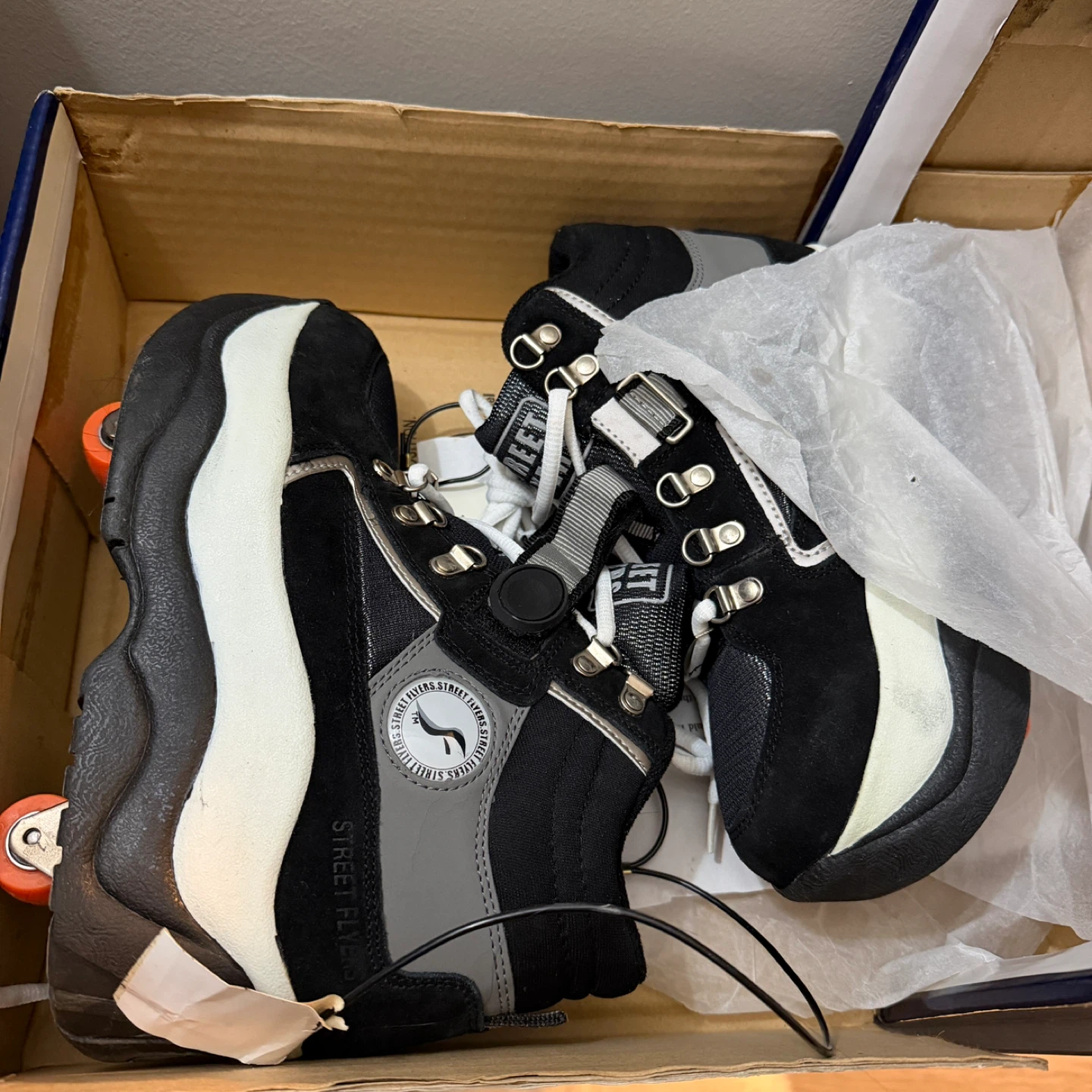 Street Flyers Combination Street Shoe with  Inline Skates