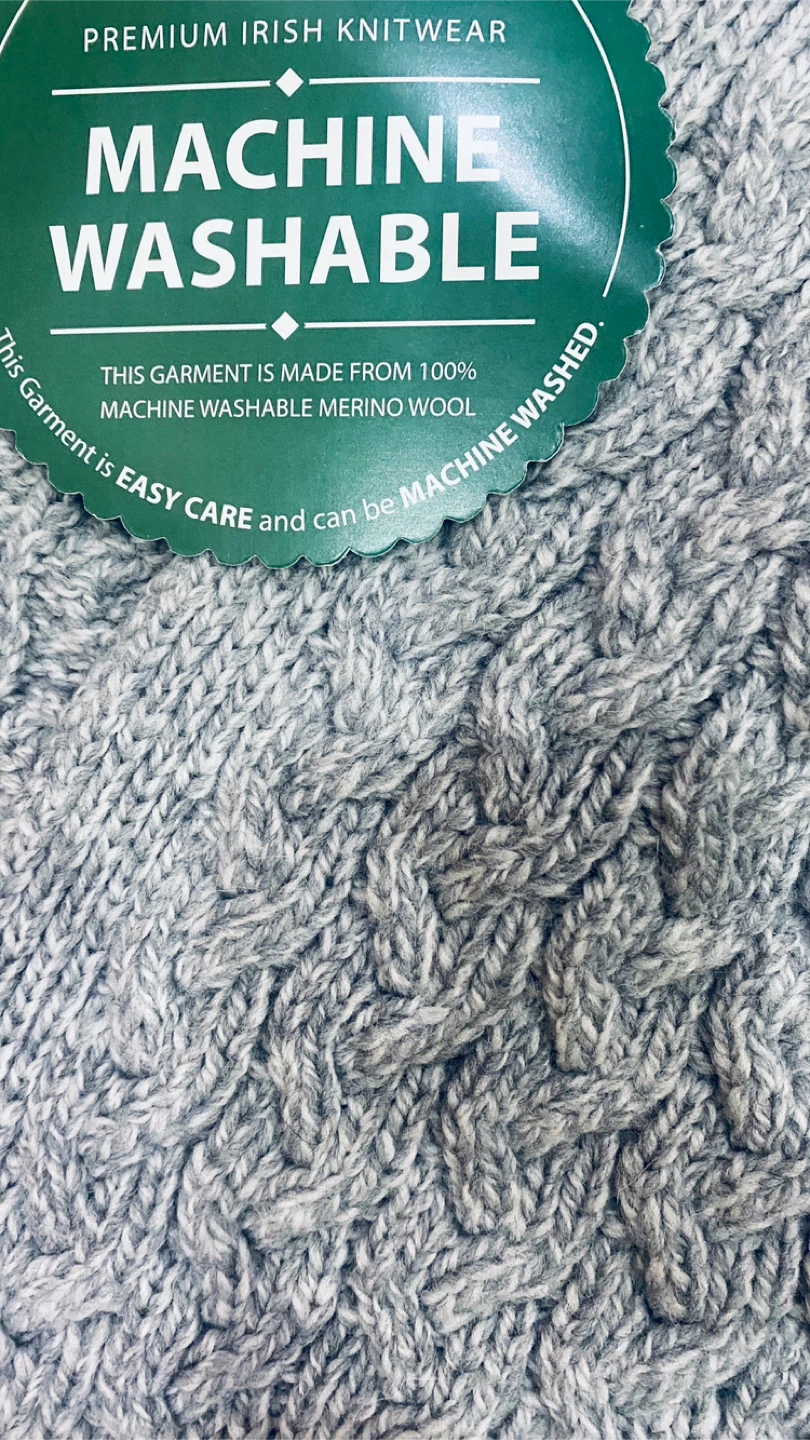 Irish sweater 100 percent wool new - photo 4