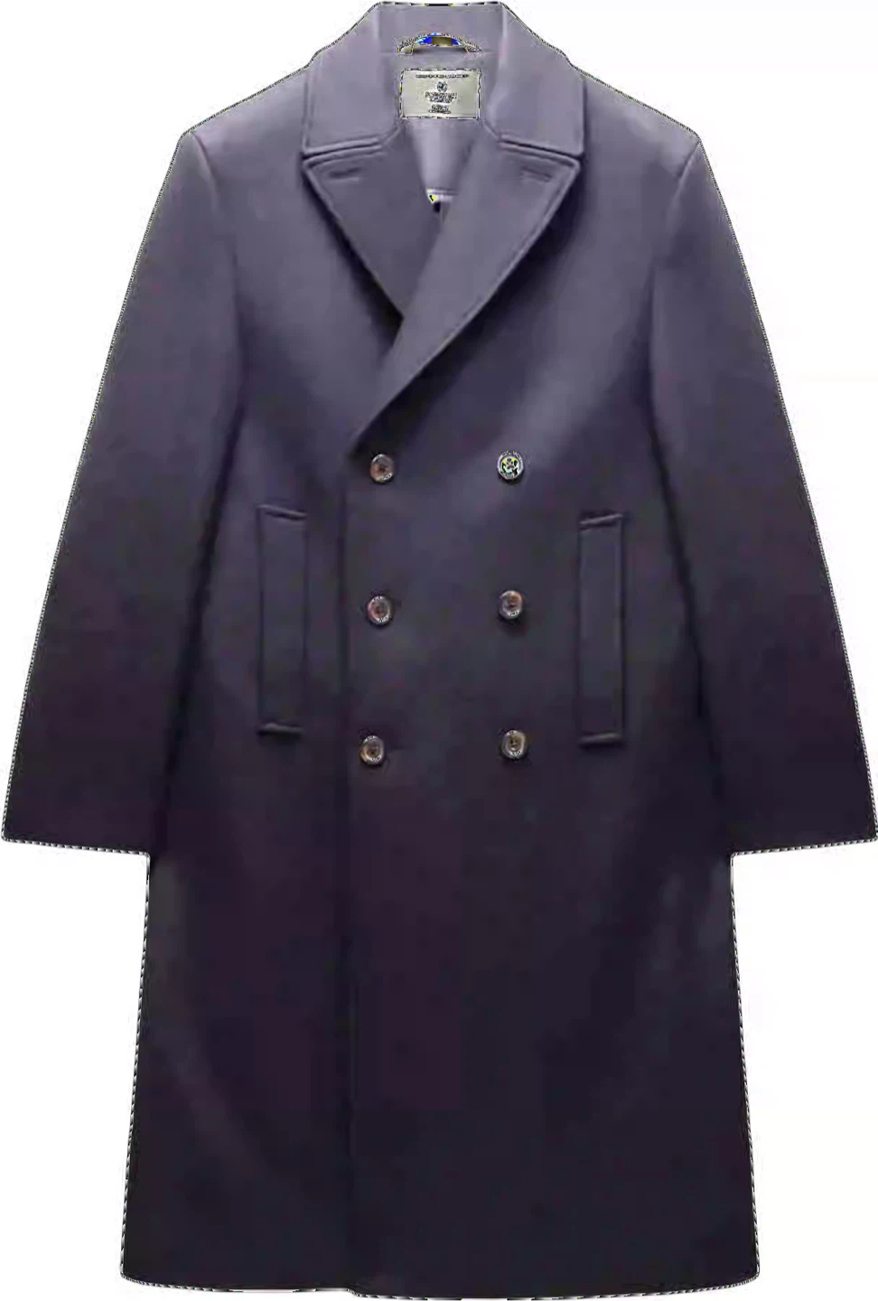 Reigning Champ Double-Breasted Wool Coat