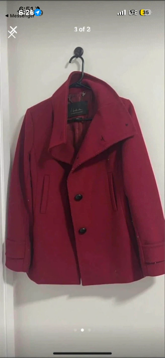 Women's Red babaton coat