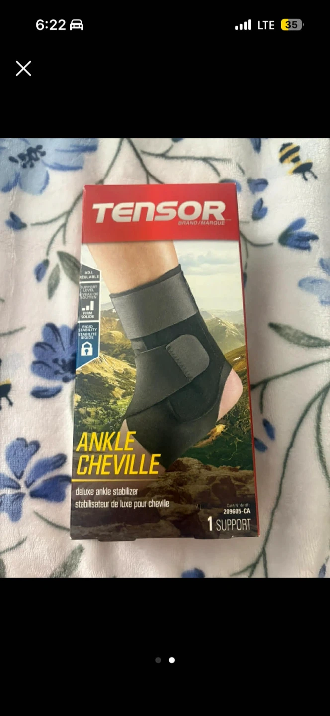 ACE Deluxe Adjustable Ankle Stabilizer - photo 2