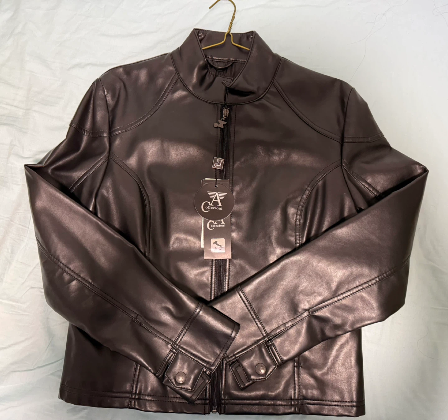 Black Leather Jacket - made in Italy