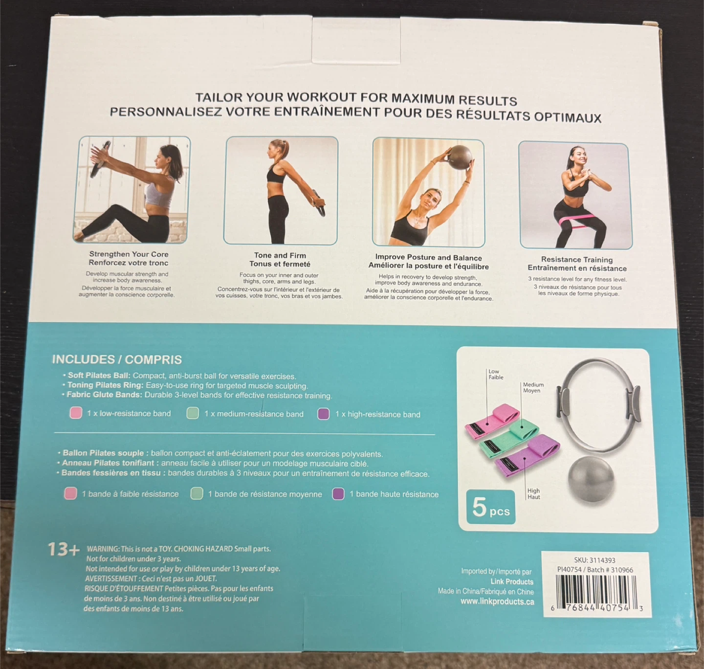 FIT-FLEX Pilates Ring Set with Soft Ball - photo 2