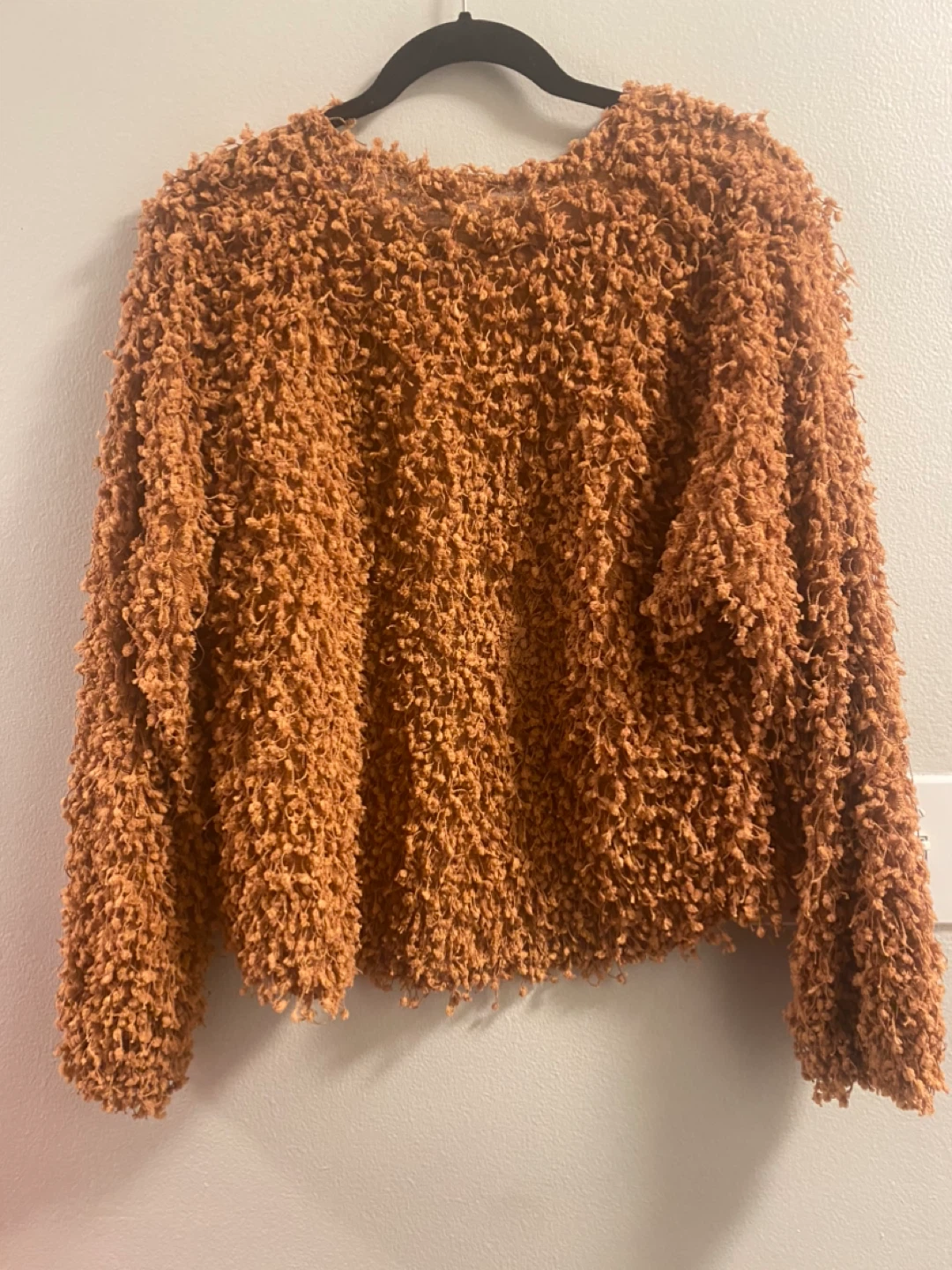 Orange Fuzzy Cardigan - photo 2
