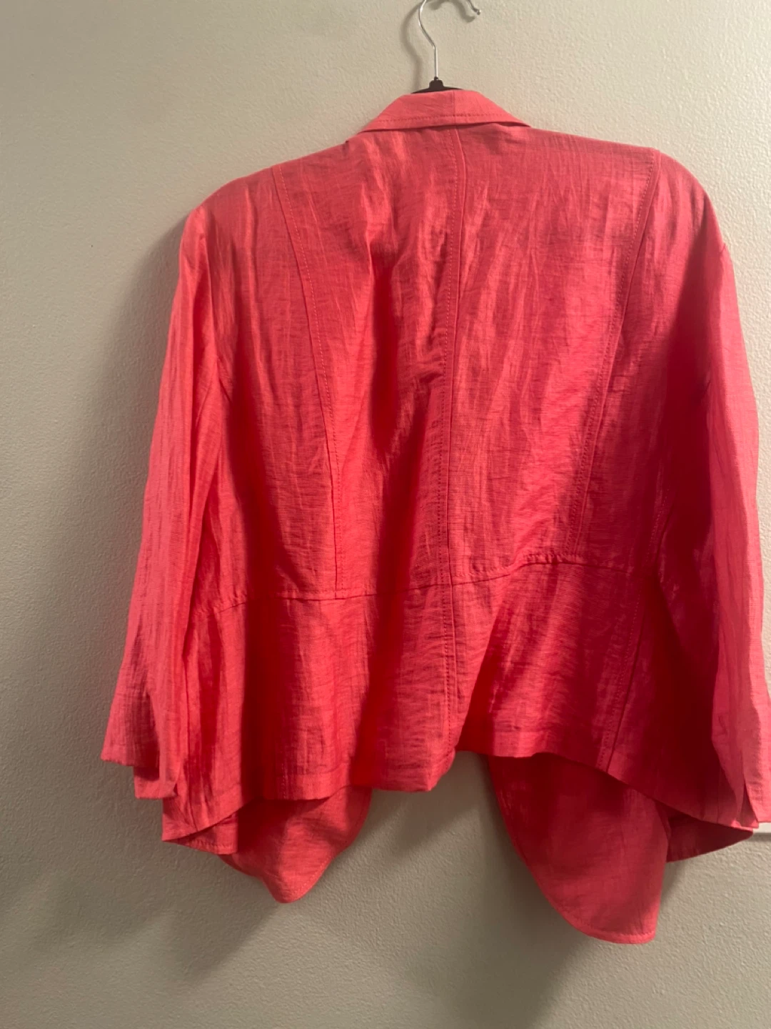 Gerry Weber Women's Coral Linen Blend Blazer Jacket - photo 2