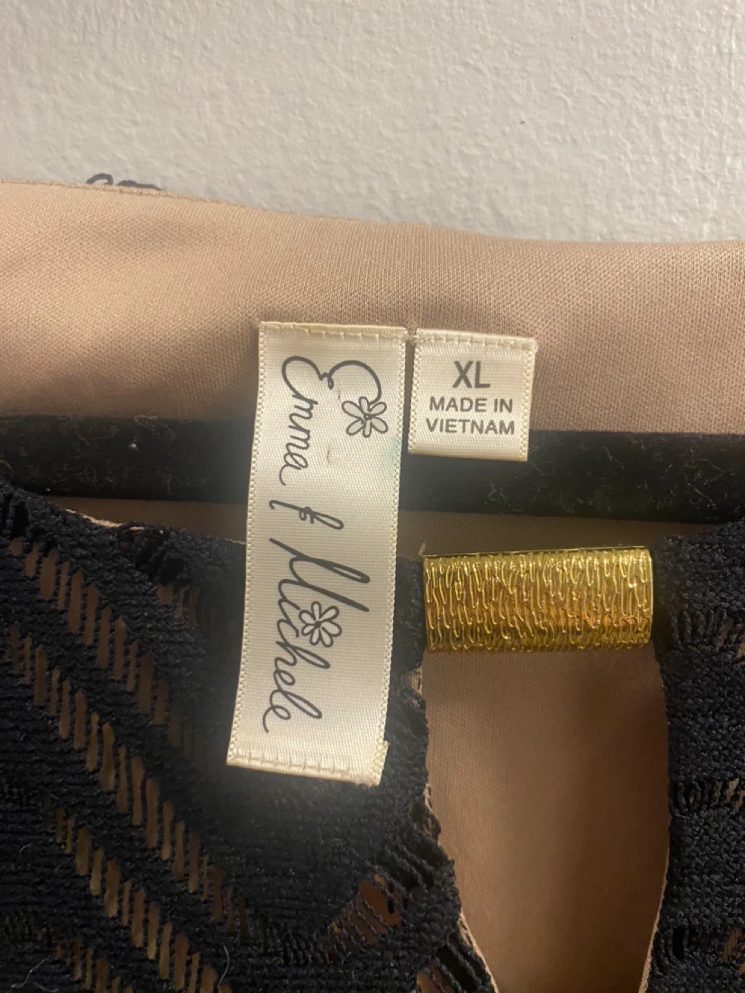 Emma & Michele Black Lace Dress XL - photo 2