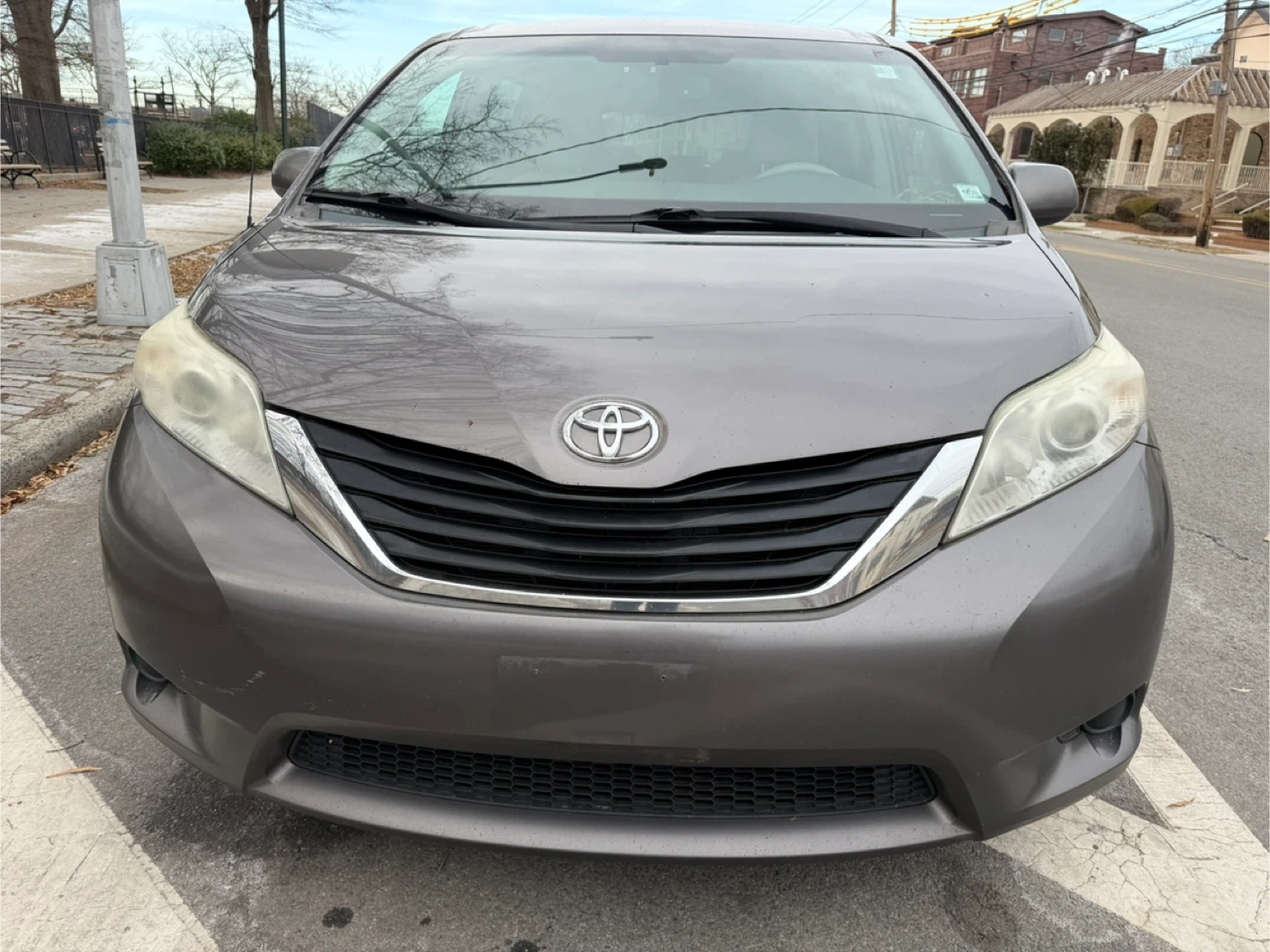 Gray Toyota Sienna LE Minivan